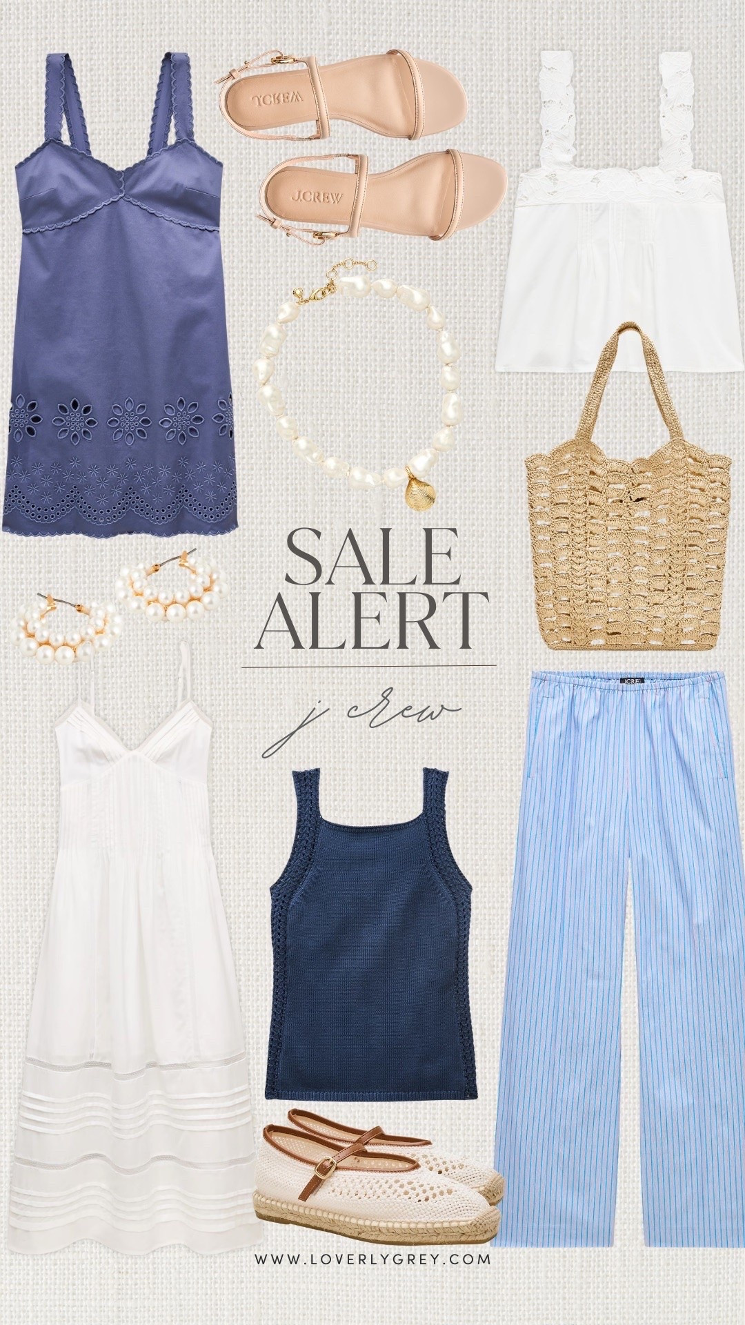 The J.Crew sale is serving all the summer staples 🤍 From breezy dresses and elevated basics to timeless accessories, these are the pieces you'll be reaching for all season long. Grab your favorites while they're still on sale!

Loverly Grey, J.Crew sale, sale alert, summer wardrobe, vacation style, white dress, summer dresses, knit tank, woven tote, pearl jewelry, sandals, summer essentials, timeless fashion

#LTKstorytime #LTKSaleAlert #LTKTravel