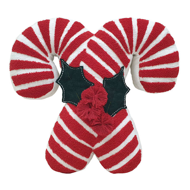 Candy Canes Shaped Throw Pillow, 4.5x18 | At Home