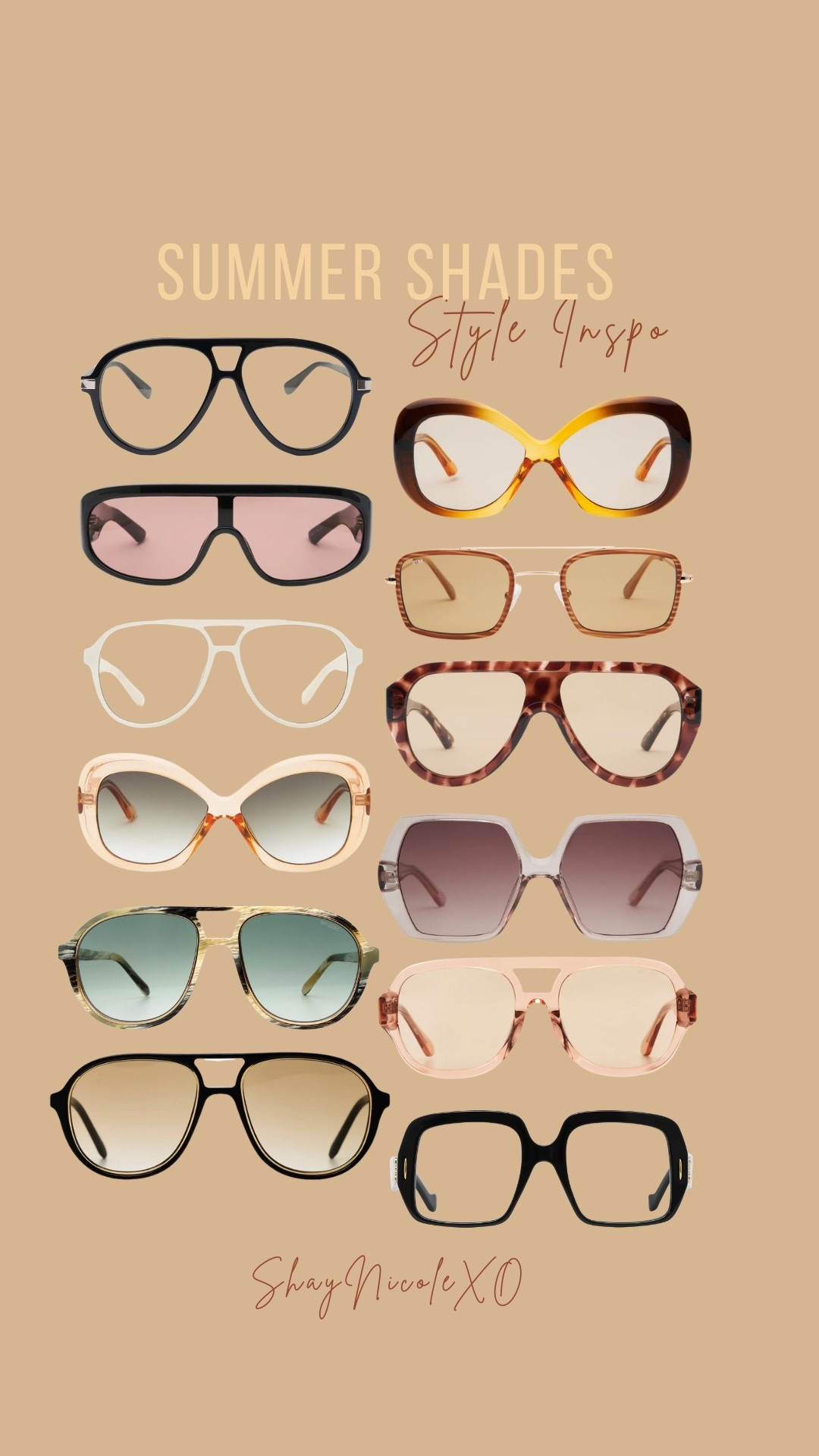 Summer shades I’m loving👀

#LTKSeasonal #LTKTravel #LTKootd