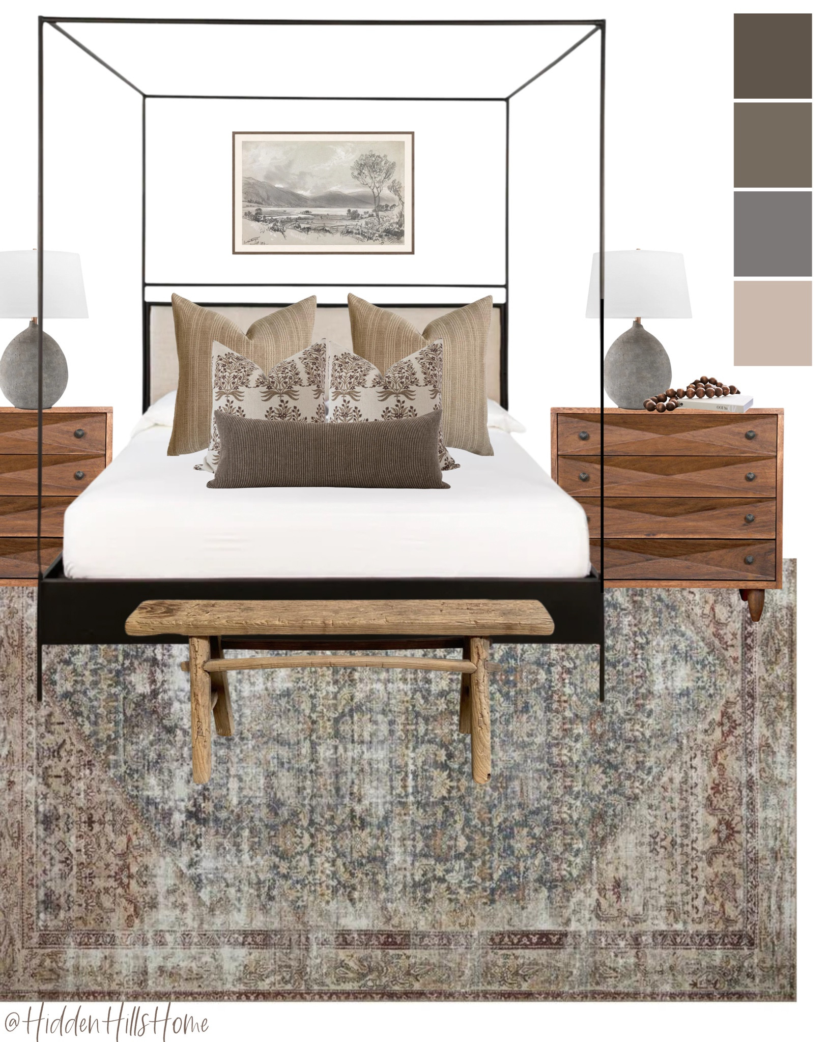 Sutherland Canopy Bed curated on LTK