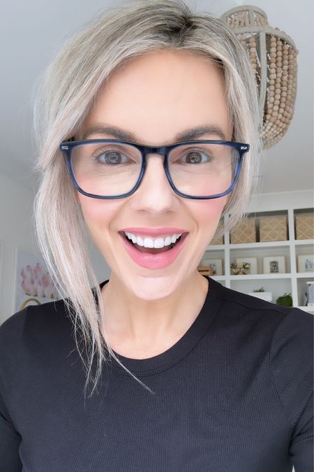 I am so in love with these frames! I love the shape of them, and the fact that they have a subtle blue color that is really pretty, but not over the top.

The UPC number for them is 80392648590. Bring that number to your local @Walmart Vision Center and they’ll be able to look up this pair so you can order them as well! Their prescription glasses start at just $39! Plus they have great promotions like buy one pair of prescription glasses, get a second pair of lower priced prescription glasses for 20%!

#WalmartPartner #WalmartVision