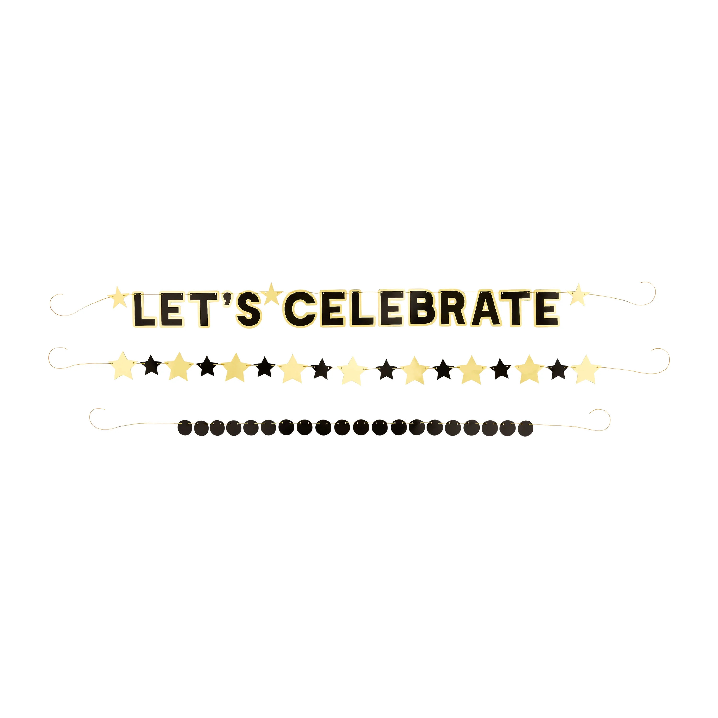 Let's Celebrate Starry Banner Set, 3 Pieces, by Way To Celebrate | Walmart (US)