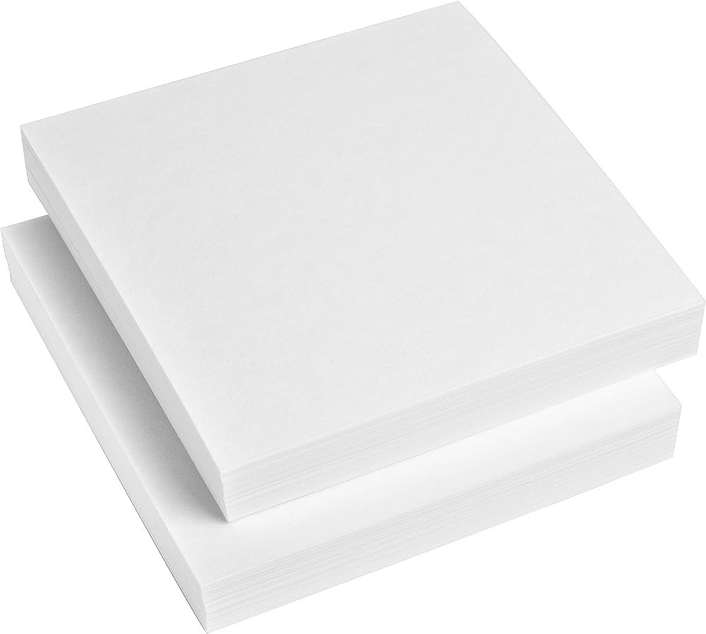 New brothread Cut Away Machine Embroidery Stabilizer Backing 8"x8" - 200 Precut Sheets - Medium W... | Amazon (US)