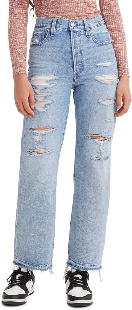 Levi's Women's Ribcage Straight Ankle Jeans | Amazon (US)