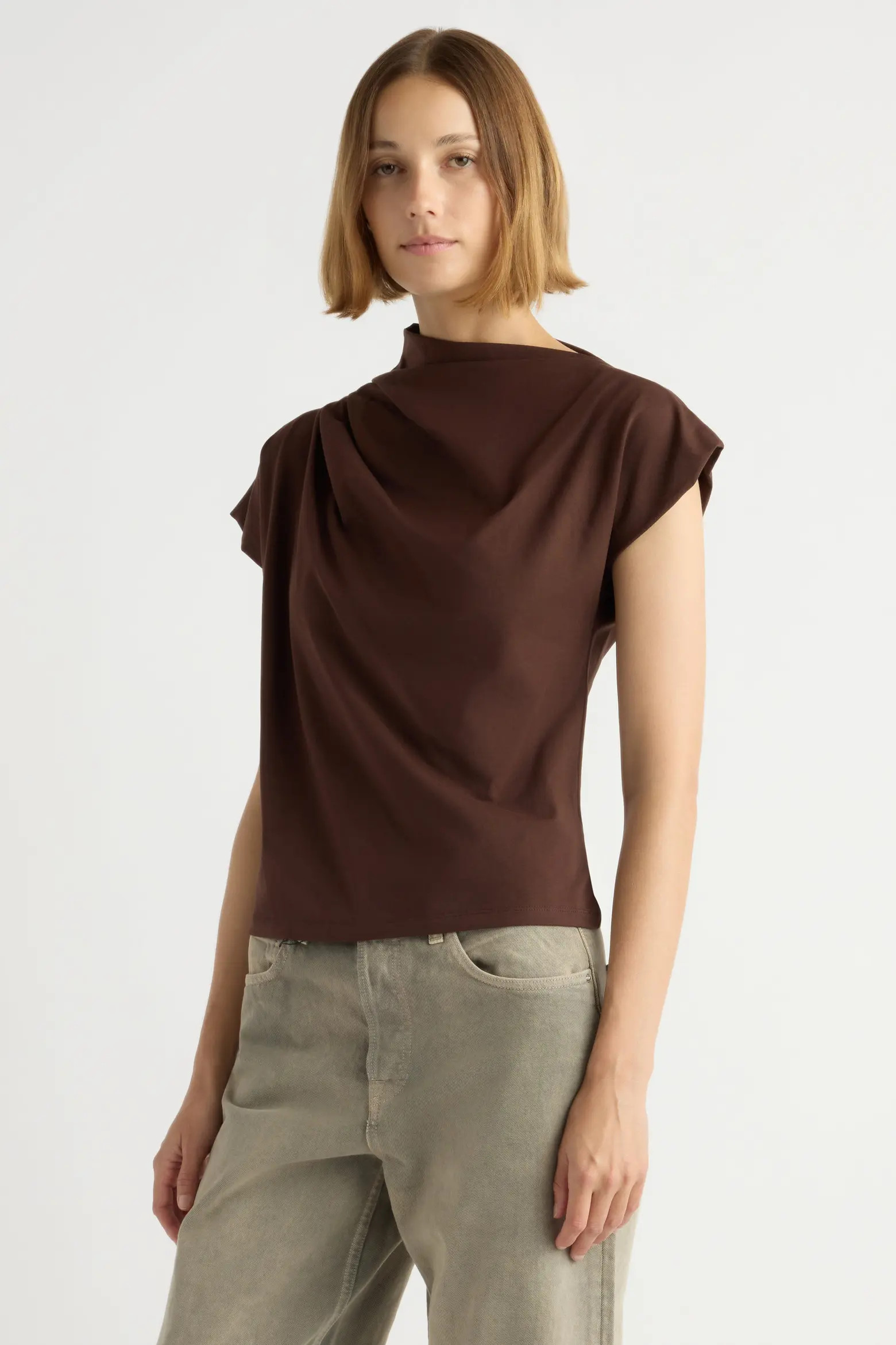 Modern Citizen Kenny Asymmetric-Neck Tee (Women) | Nordstrom | Nordstrom