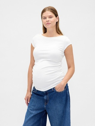 Maternity Modern Boatneck Top | Gap (US)