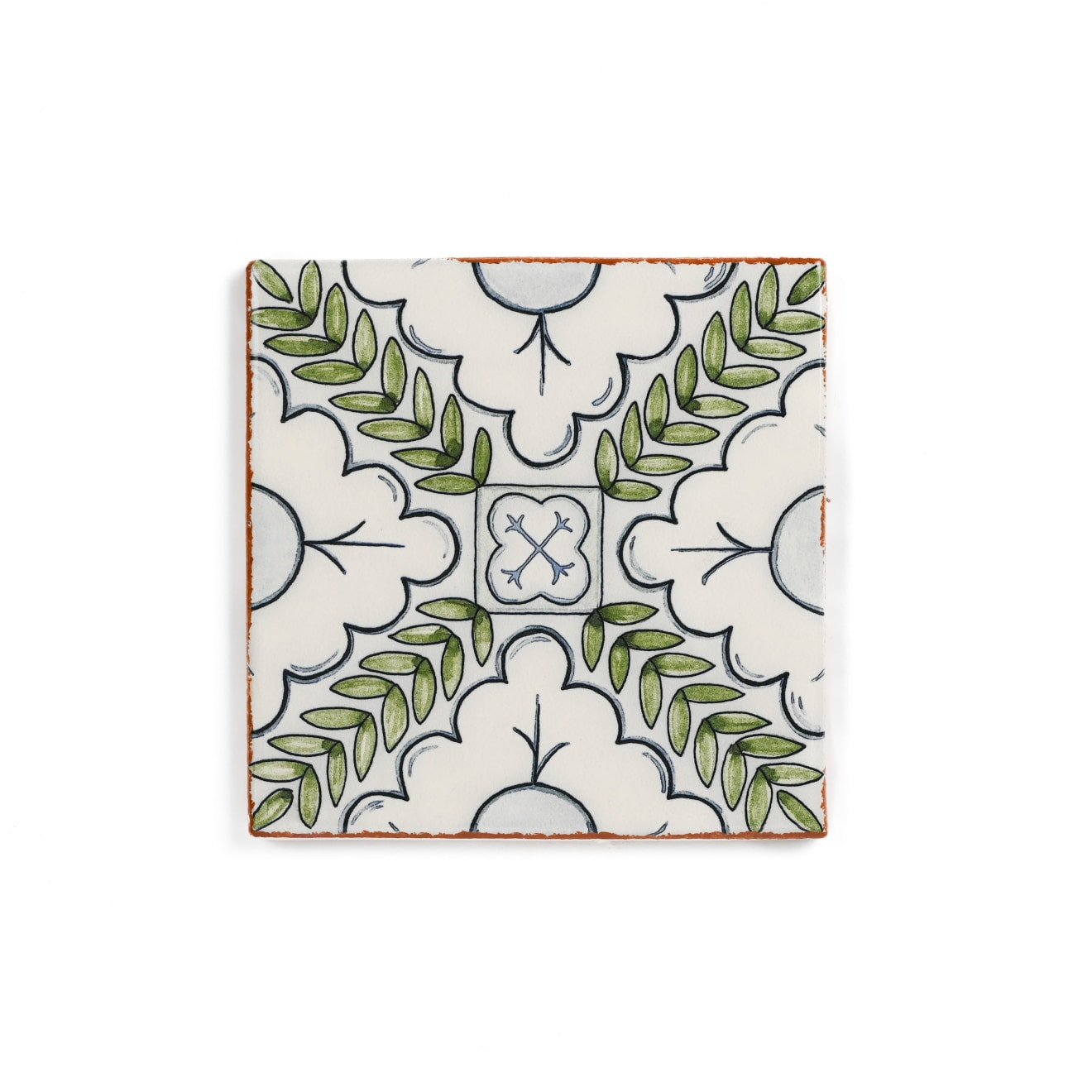Palmetto Verdant 6x6 Ceramic Terracotta Field Tile Glazed | Bedrosians Tile and Stone
