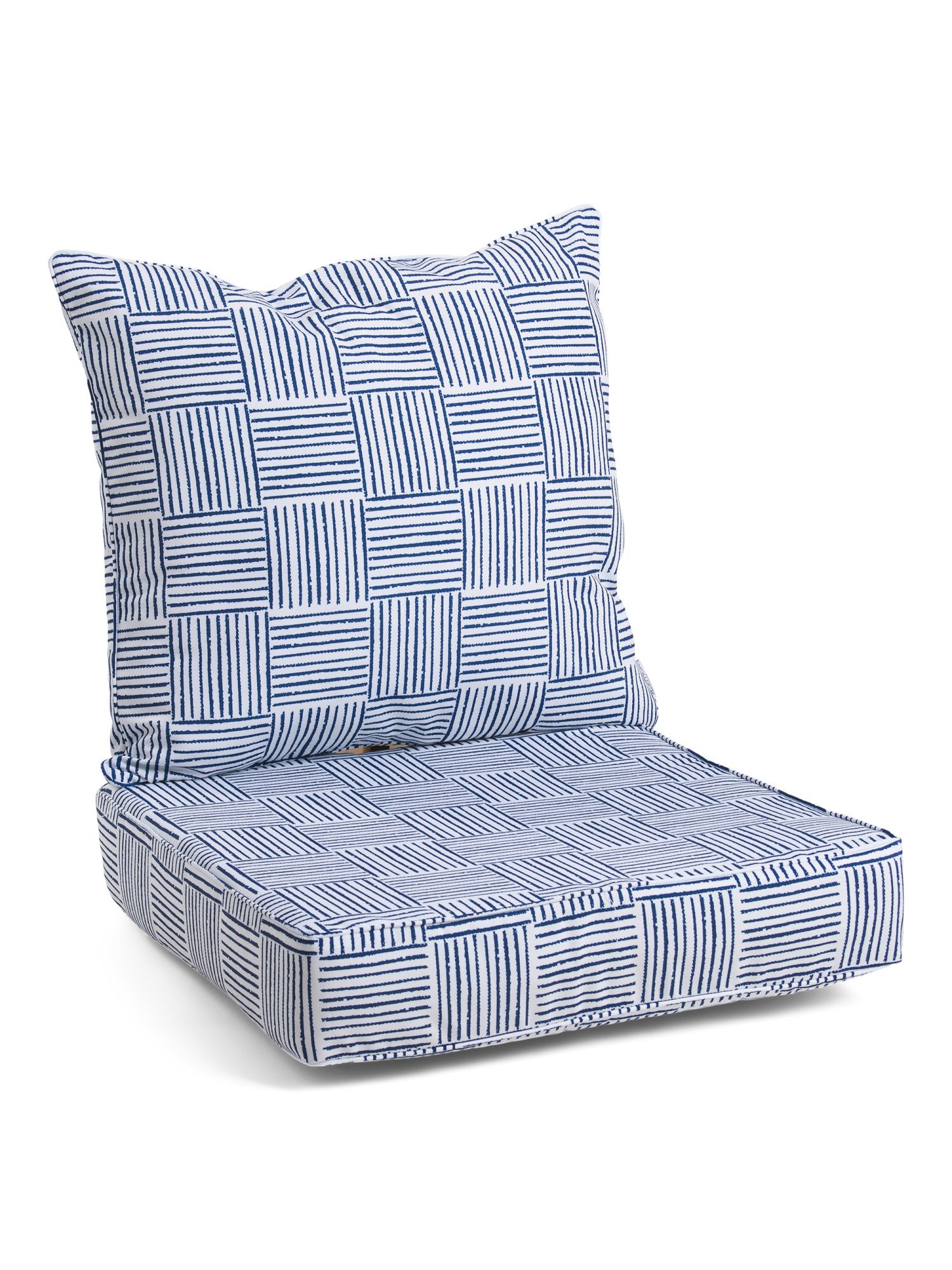 Travis Squares Outdoor Deep Seat Cushion Set | TJ Maxx
