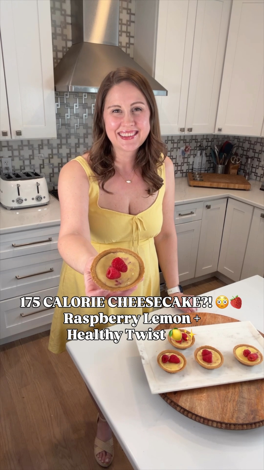 These healthy raspberry lemon mini cheesecakes have been on repeat over here 😍🍓🍋 and I still can’t get over that they’re only about 175 calories each!!

They’re creamy, lightly sweet, and have the perfect fresh + tangy flavor from the lemon and raspberries ✨ plus the mini graham cracker crusts make them SO easy (no fuss, no slicing 🙌)

Ingredients (makes 6):
• 6 mini graham cracker pie crusts
• 3 oz cream cheese, softened
• 1/3 cup cottage cheese
• 1 egg
• 2 tbsp monk fruit sweetener with allulose
• 1 tsp vanilla extract
• 1–2 tsp fresh lemon juice 🍋
• 1/4 cup fresh raspberries (plus more for topping!) 🍓

Directions:
	1.	Preheat oven to 325°F.
	2.	Add cream cheese, cottage cheese, egg, sweetener, vanilla, and lemon juice to a blender or food processor and blend until smooth.
	3.	Add raspberries to a bowl and gently press them down with a fork 3–4 times (don’t fully mash).
	4.	Fold the raspberries into the cheesecake mixture.
	5.	Divide evenly into mini graham cracker crusts.
	6.	Bake 28–30 minutes until centers are set.
	7.	Let cool, then chill in the fridge until ready to serve.

Top with fresh raspberries right before serving for the perfect finish 🍓✨

Such a good better-for-you treat to keep in the fridge when you want something sweet but a little lighter 💖 linking everything I used!

#LTKRecipes #HealthyDesserts #HealthyTreat #HealthyCheesecake #HighProteinSnacks #EasyDesserts #LTKFamily

#LTKHome #LTKfoodie