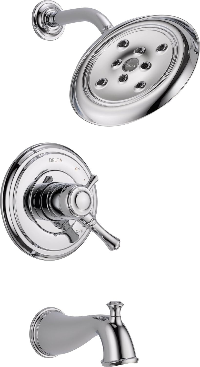DELTA FAUCET T17497 Cassidy MultiChoice 17 Series Tub and Shower Trim, Chrome | Amazon (CA)