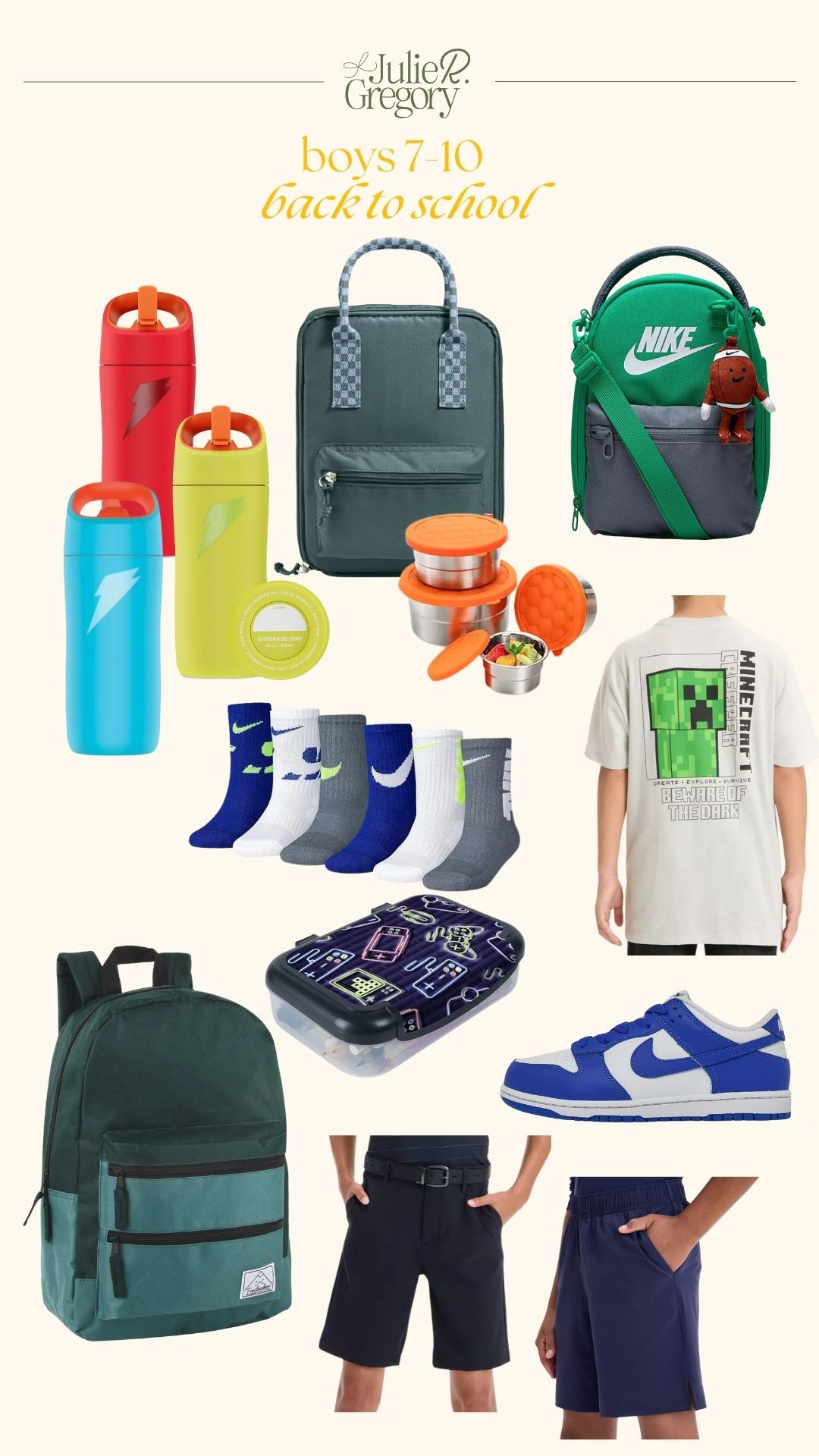 Back to School for boys age 7 to 10. Lot's of fun things from Walmart, Target, and Dicks Sporting Goods as well as Amazon. 

 #LTKSeasonal #LTKFindsUnder50 #LTKKids