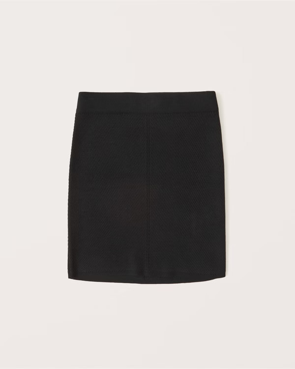 Ribbed Sweater Mini Skirt | Abercrombie & Fitch (US)