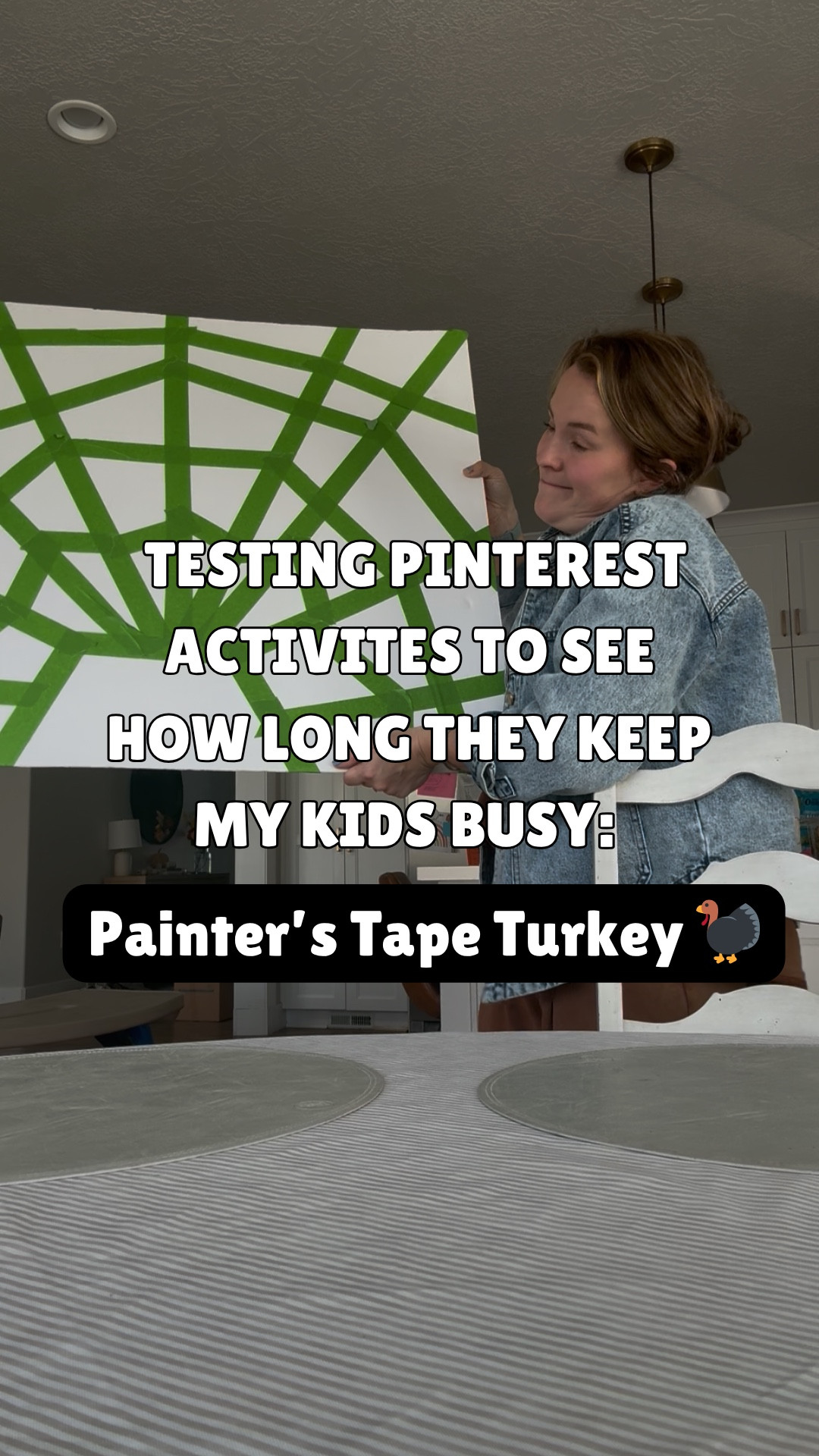 All in all, I’d call it a win for my 3 year old!

My girls that did this are 2 & 3. I think a bigger kid could be even more entertained!

Grade up for bigger kids:
•Make it smaller scale - use a sheet of paper or a piece of cardboard from a box! 
•Bring in glue, pom Poms, glitter(😅) or other fun things to decorate the sections . Even just more paint colors or puffy paint where they could make designs 

Grade down for little kids: 
•Bigger scale - big piece of posterboard or cardboard! You could even tape it out on concrete and use sidewalk chalk!
• Limit paint color options. Let the kids just pick 2-3 colors 



#LTKKids #LTKHoliday #LTKFamily