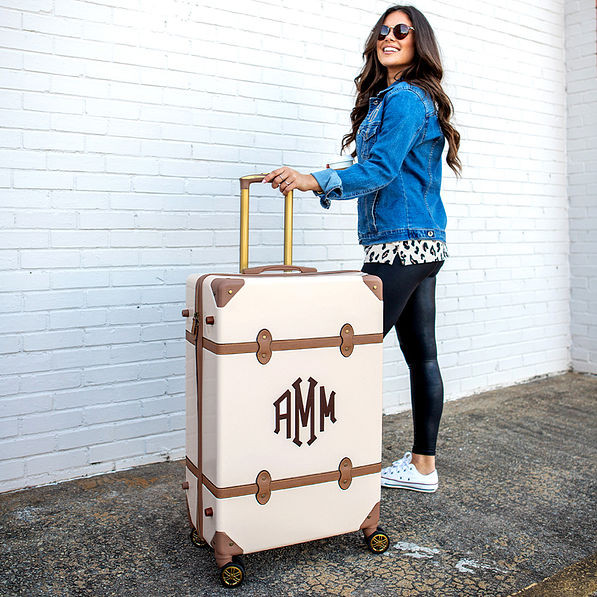 Monogrammed Vintage Suitcase | Marleylilly