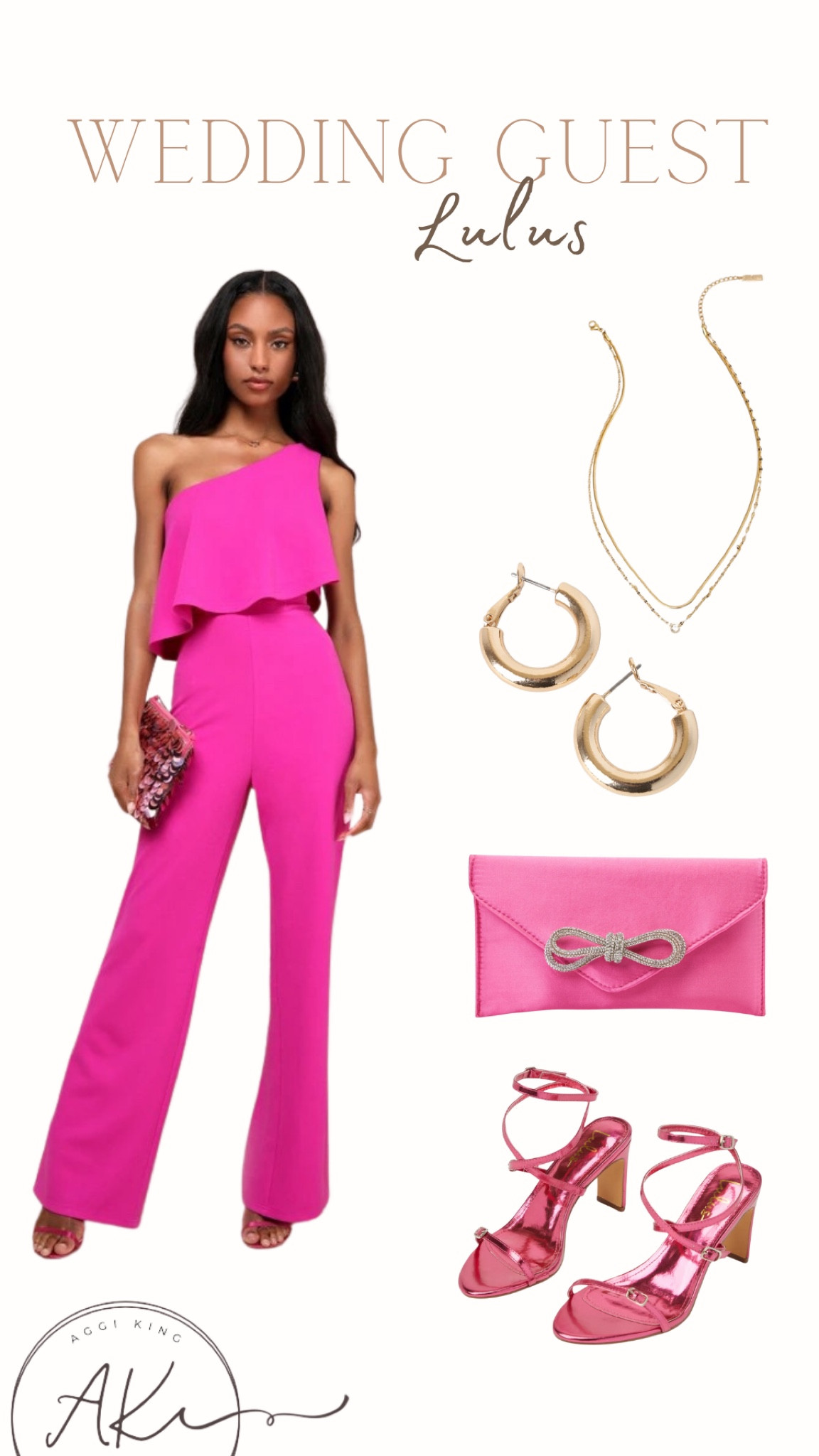 Wedding guest, date night, girls night, Valentine’s Day, pink, jumpsuit, lulus

#LTKfindsunder100 #LTKstyletip #LTKwedding