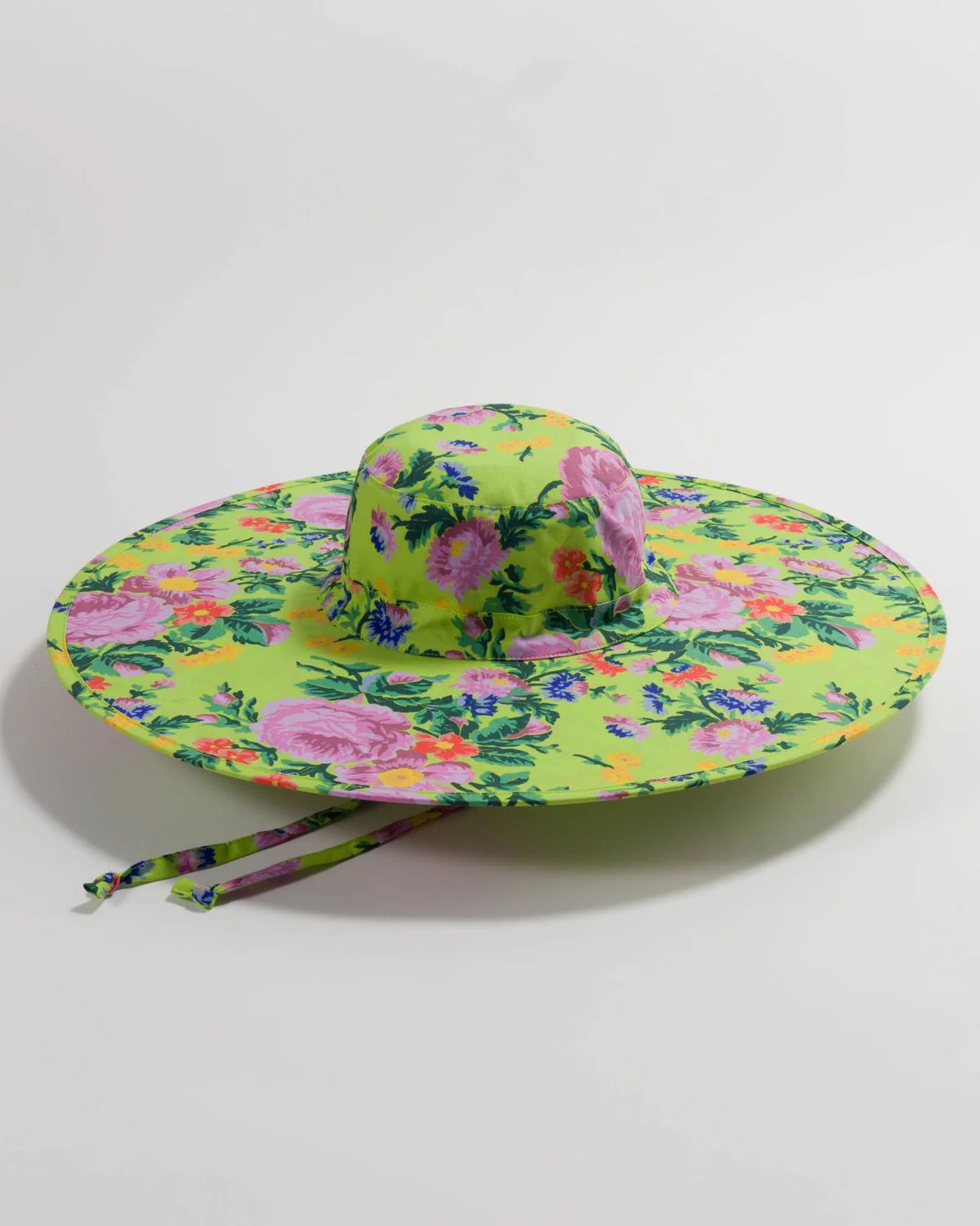 Packable Sun Hat : Lime Rose - Baggu | BAGGU