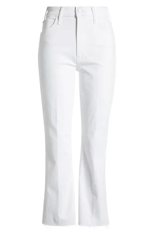 MOTHER Lil Hustler Frayed Ankle Bootcut Jeans in Fairest Of Them All at Nordstrom, Size 24 | Nordstrom