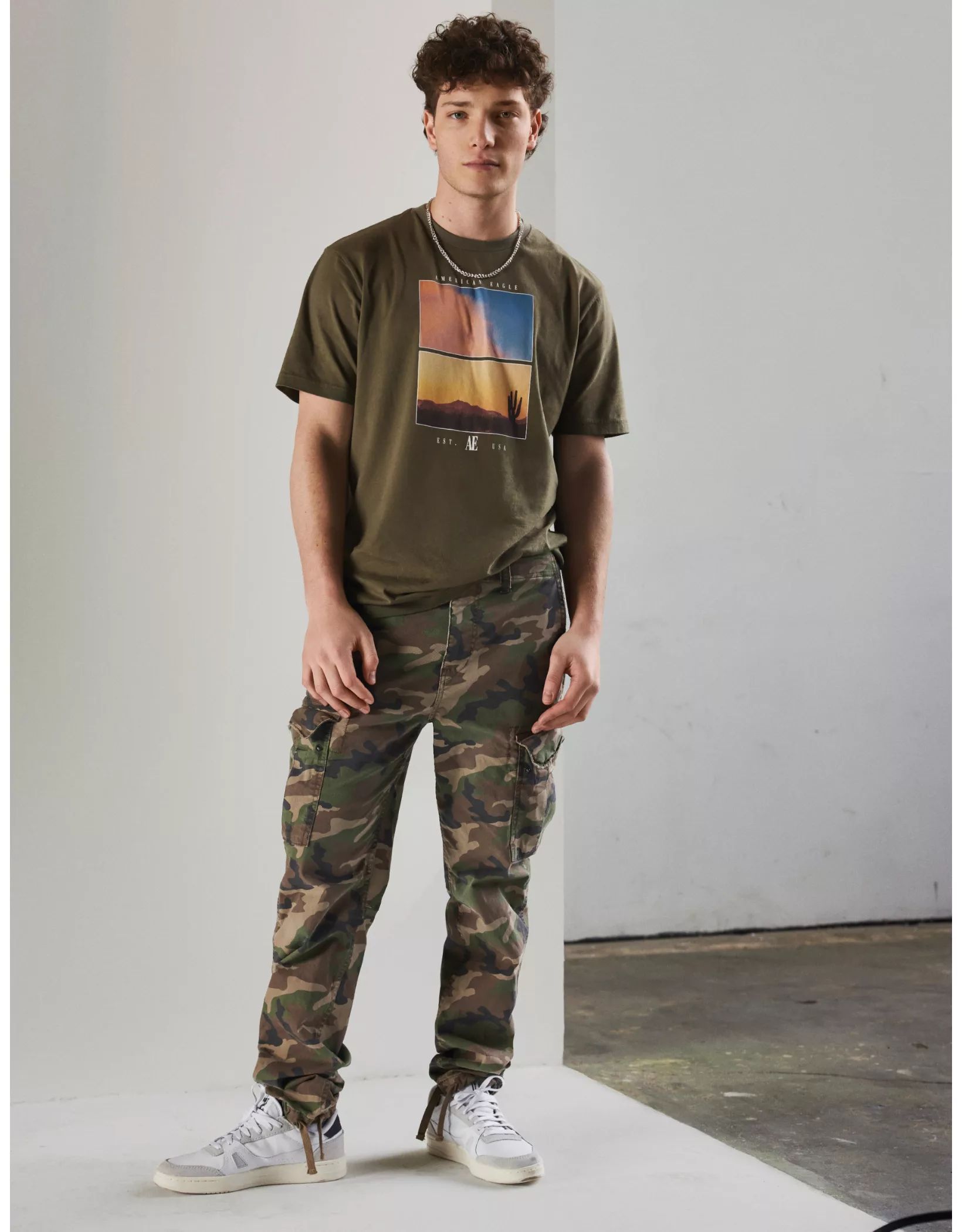 AE Flex Slim Lived-In Cargo Pant | American Eagle Outfitters (US & CA)