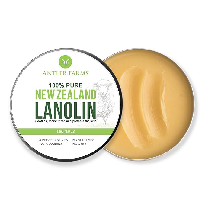 Antler Farms - 100% Pure New Zealand Lanolin, 100g, Skin Moisturizer and Protectant, Refined USP ... | Amazon (US)