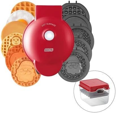 DASH Multimaker with 7 Removable Plates: Waffle Iron & Griddle + 3 Themed Plates - Santa Pumpkin ... | Amazon (US)
