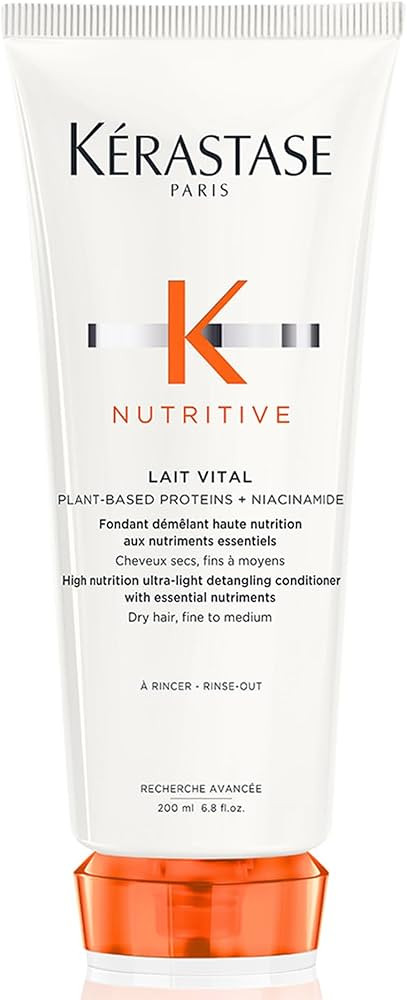 Kerastase Nutritive Lait Vital Hydrating Conditioner For Fine to Medium Dry Hair - Illuminates Sh... | Amazon (US)