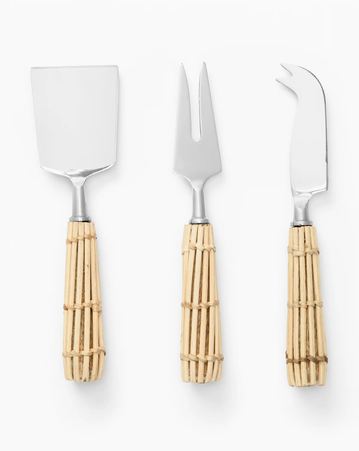 Rattan Cheese Knives | McGee & Co. (US)