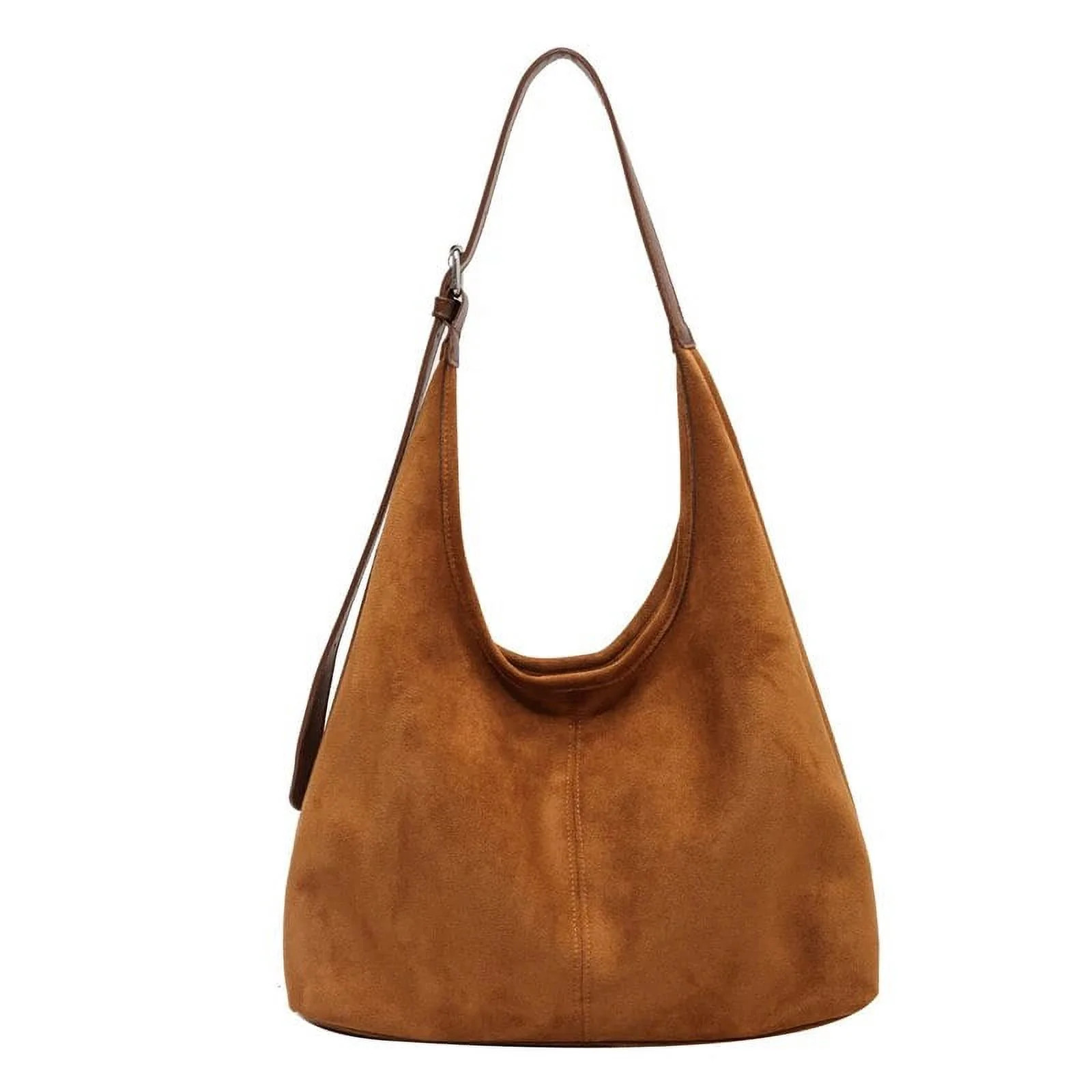 GZhLonKiMa Women's Large Capacity Bag Shoulder Bags Suede surfac Handbags and Purse Female Retro ... | Walmart (US)