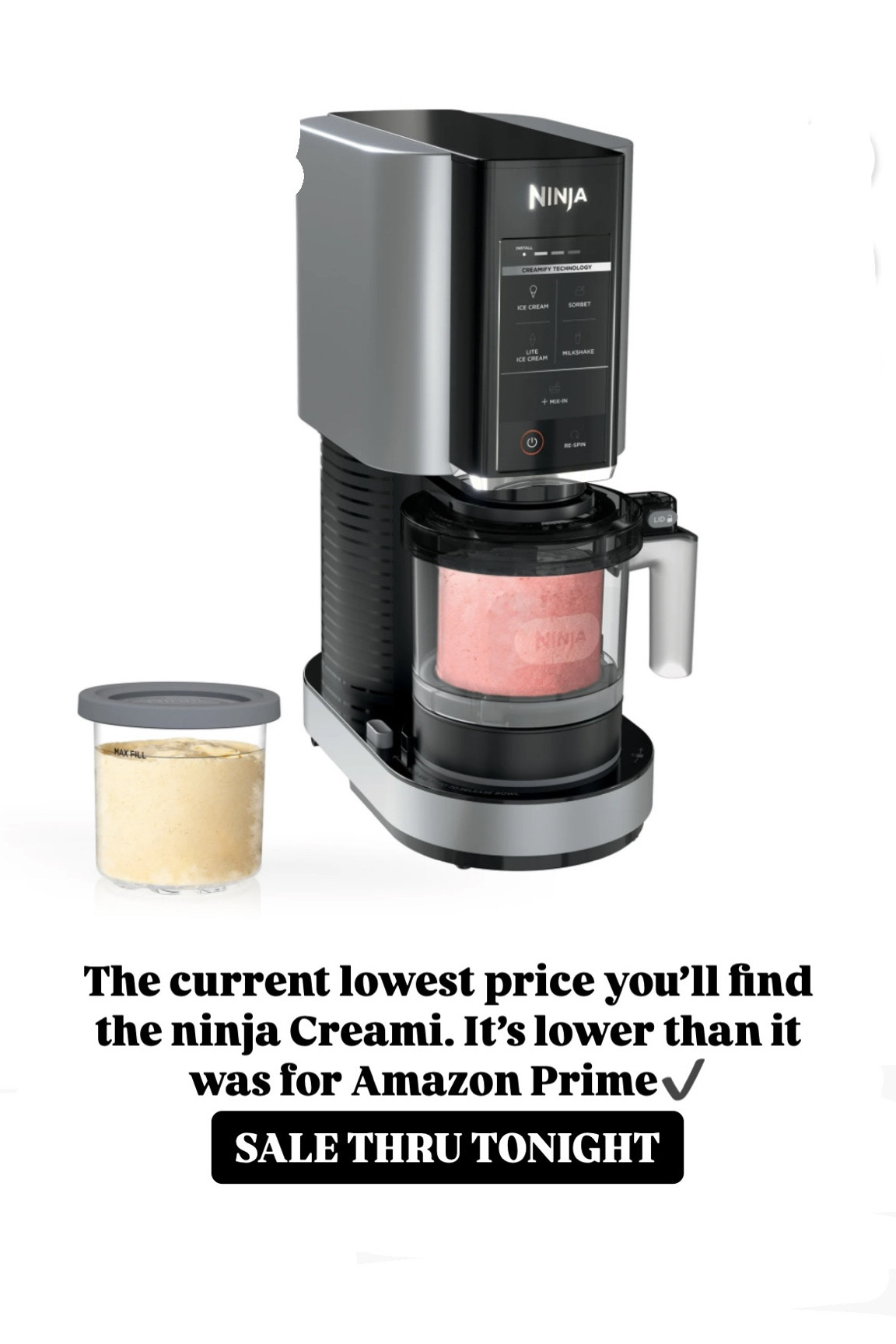 Ninja creami ice cream natural maker on sale through TONIGHT 

#LTKHome #LTKGiftGuide #LTKSaleAlert