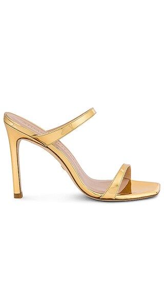 Aleena 100 Stiletto in Gold | Revolve Clothing (Global)