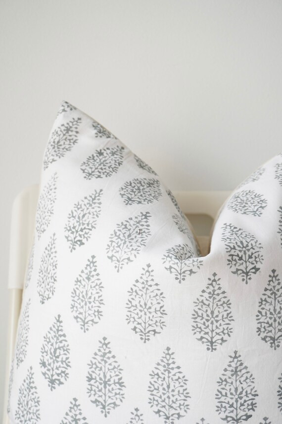 Block Print Pillow Cover | Etsy (US)