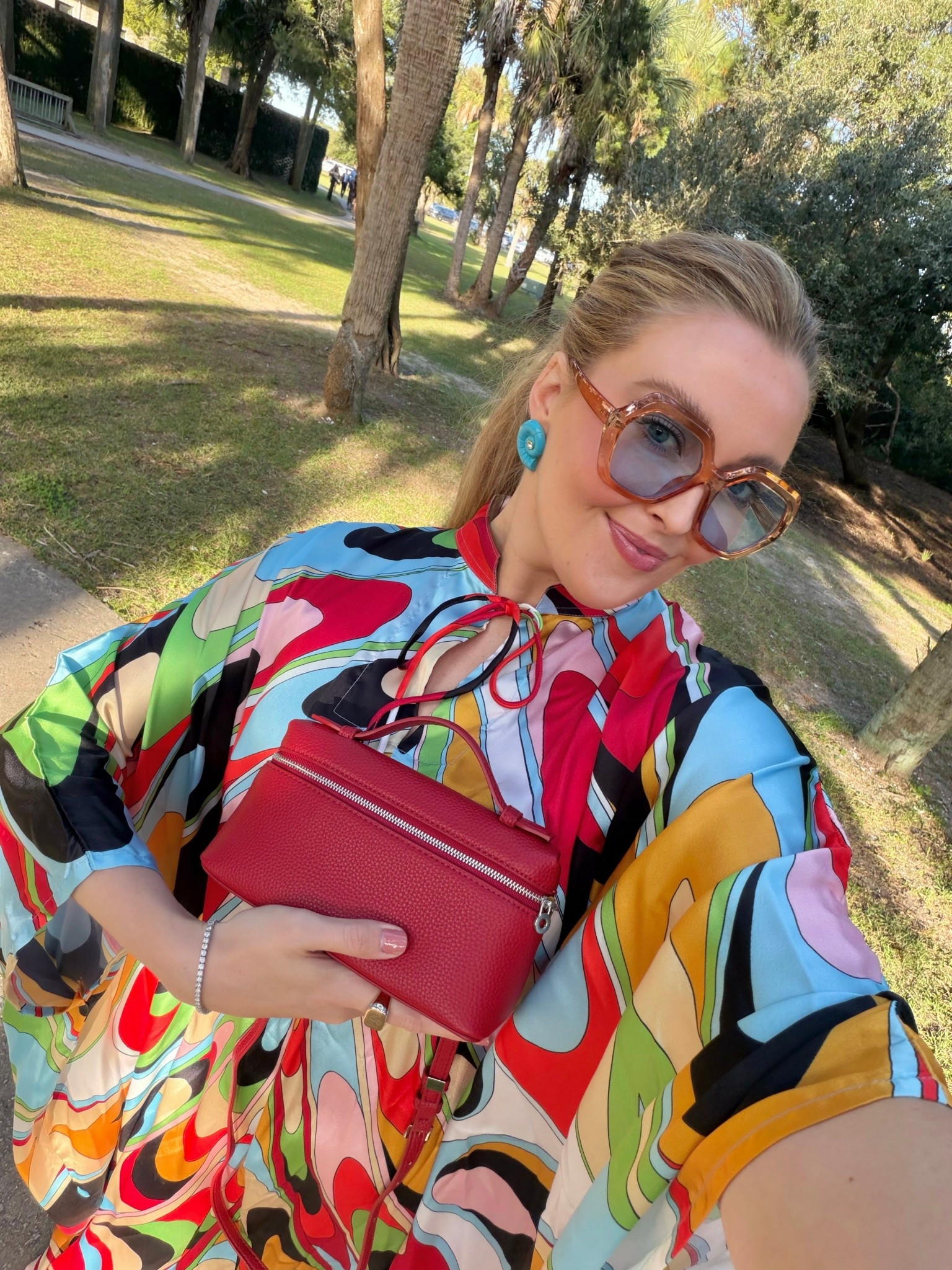 Wedding lewk ❤️‍🔥

Loving everything about this fun & funky look. Would you believe me if I told you this caftan is only $60? *Major* Pucci look-a-like, along with this bag that looks just like Loro Piana sans the price tag 🏷️ 

Some of my favorite pieces/finds for a steal as of late!! ⏰ 

#LTKStyleTip #LTKFindsUnder100 #LTKParties