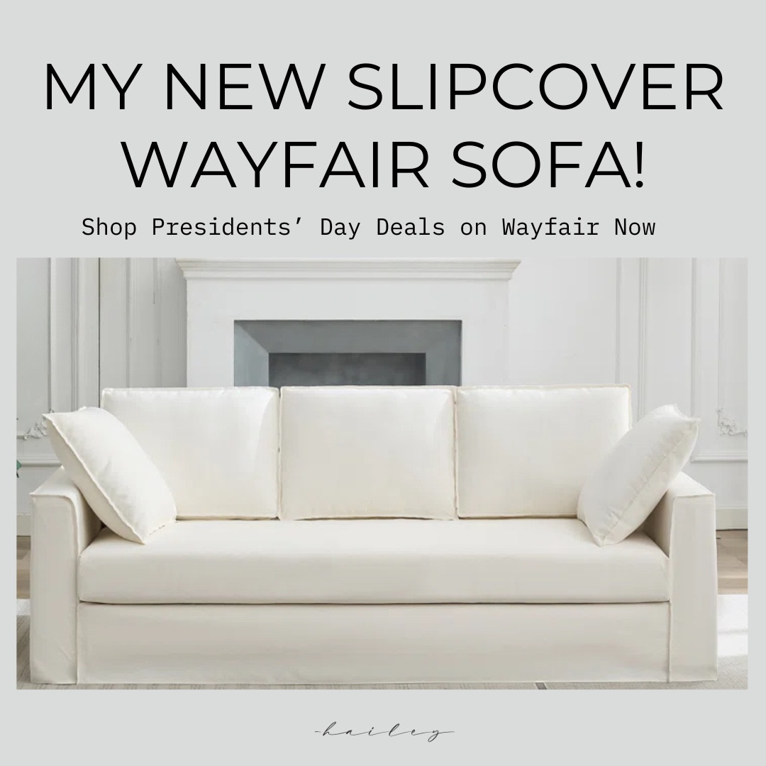Wayfair sale! Updated for way day April 2025 sale! Products from Wayfair Presidents’ Day sale! My New Sofa: Minimalist, Dog-Friendly, and Perfect for Apartment Living!

I’m obsessed with my new slip-covered white sofa—clean lines, minimalist style, and machine washable (yes, even with a dog!). The removable, stain-resistant covers make it super easy to keep fresh, and the breathable faux linen upholstery over ultra-soft cushions is perfect for relaxing after a long day.

It comfortably seats three, with wide square armrests that are as stylish as they are cozy. Plus, it’s apartment-friendly, and the two included toss pillows add just the right touch of texture.

Pet-friendly, chic, and effortless—what more could I ask for? 🐾✨

#LTKWatchNow #LTKSaleAlert #LTKHome