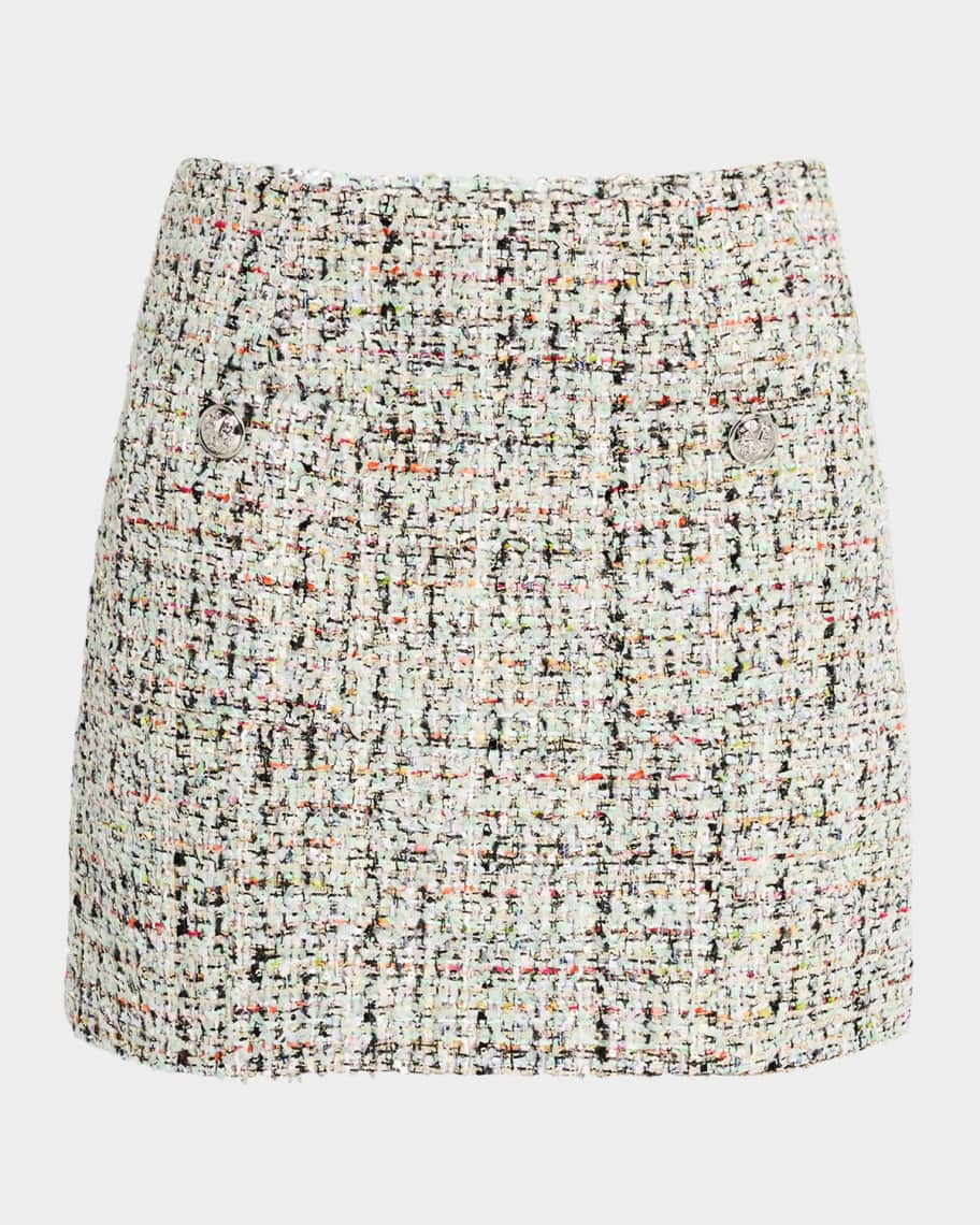 Cinq a Sept Randi Bouclé Skirt | Neiman Marcus