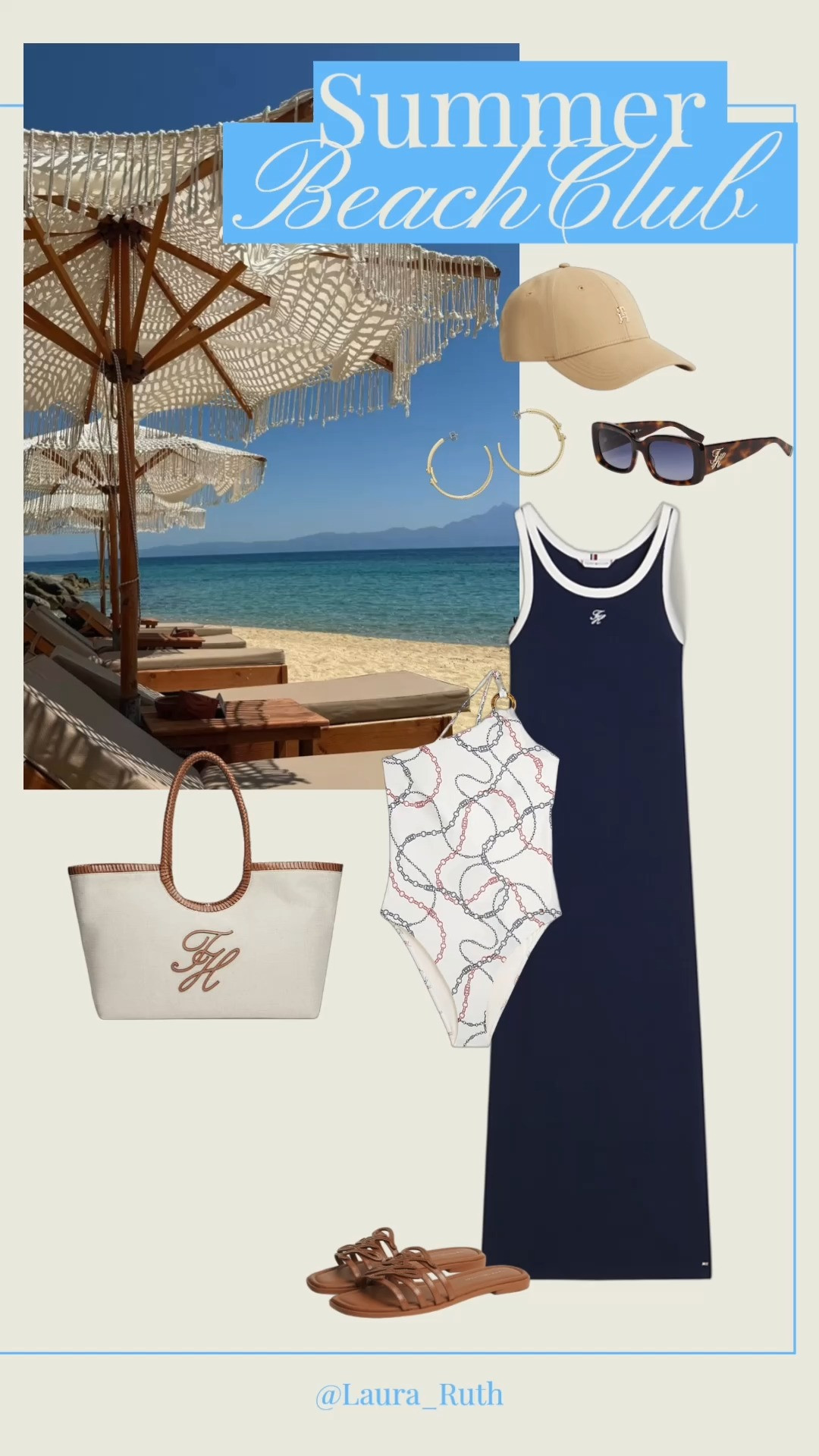 Summer beach club essentials 🤍🌊 Effortless coastal style, timeless swimwear, breezy layers, woven accessories and everything you need for a stylish day by the water. #LTKxTommyHilfiger @tommy summer outfits, summer dresses, bathing suits, vacation outfits beach

#LTKuk #LTKsummer #LTKtravel