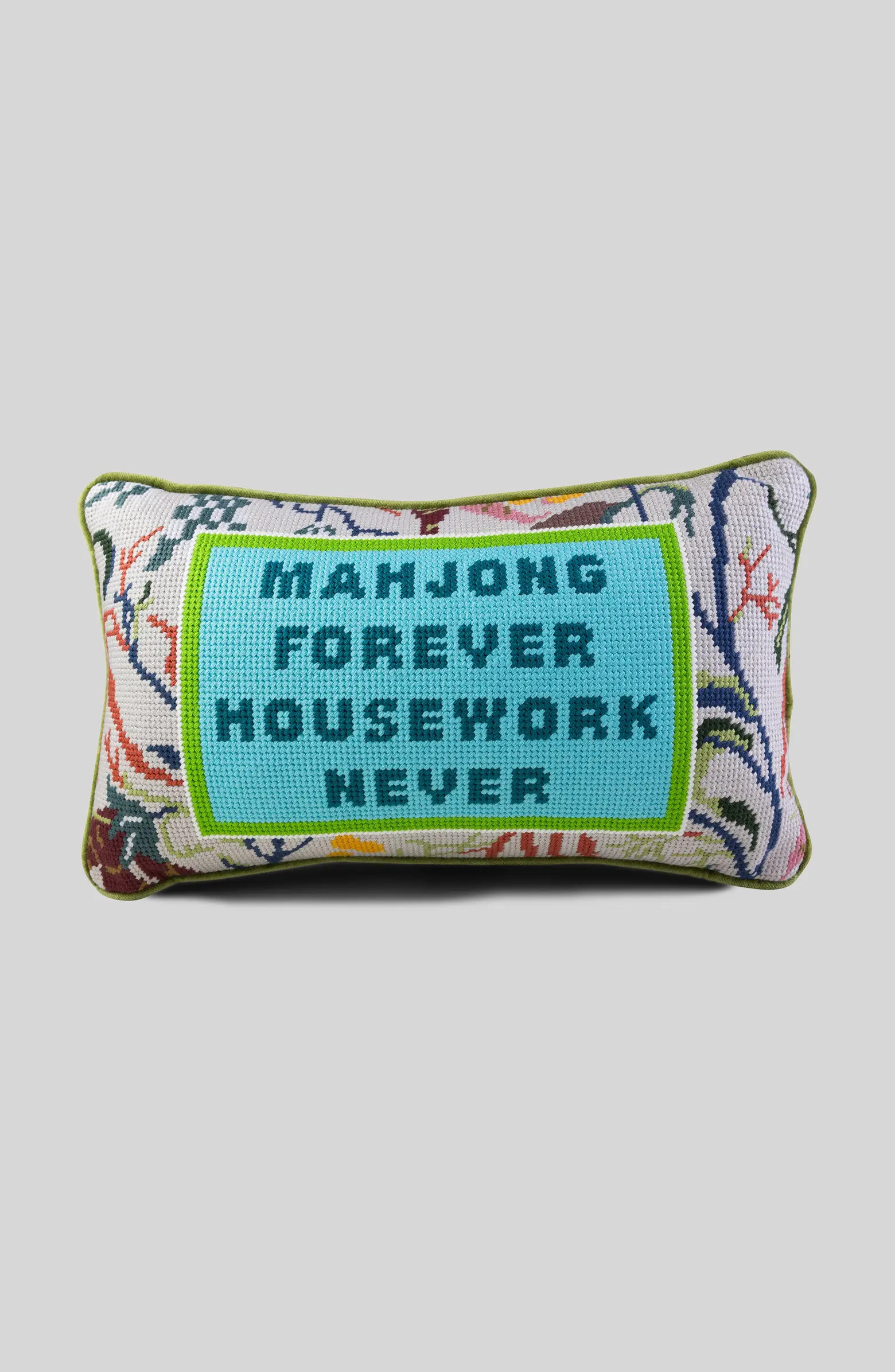 Mahjong Needlepoint Pillow | Nordstrom