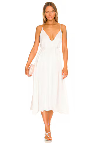 RESA Hannah Midi Dress in Ivory from Revolve.com | Revolve Clothing (Global)