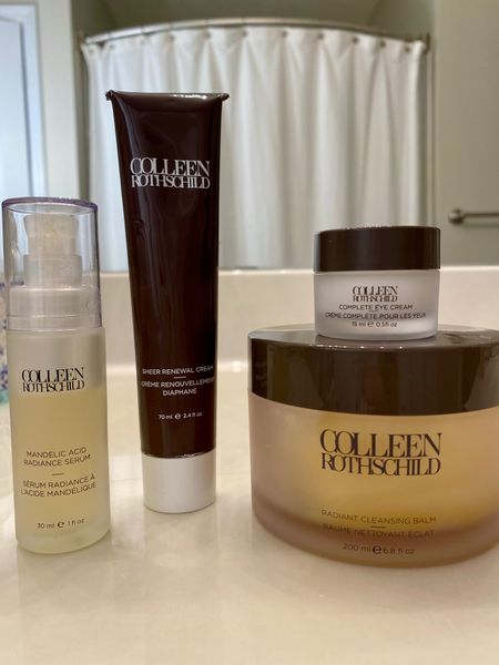 Colleen Rothschild Friends and Family sale 25% off everything 

The cleansing balm melts the makeup right off your face
Sheer Renewal Cream is a lightweight moisturizer 
Complete Eye Cream for delicate eye skin and Mandelic Acid for uneven skin tone 

#LTKbeauty #LTKsalealert #LTKover40
