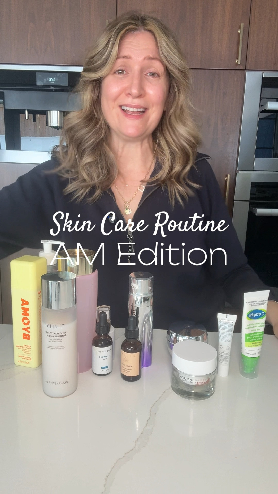 Many of you have been asking about my skincare routine, so I’m sharing my AM routine ✨

I’m 50 with combination skin (normal with an oily T-zone) and this routine helps keep my skin balanced, hydrated, and protected.

AM Routine:
1️⃣ Cleanse – gentle water-based cleansers: @avene Cleanance Cleansing Gel or @byoma Creamy Jelly Cleanser
2️⃣ Toner – @tirtir_official Milk Toner
3️⃣ Essence – @esteelaudercanada Soft Clean Infusion
4️⃣ Vitamin C – @skinceuticals C E Ferulic Serum
5️⃣ Serums – @lancomeofficial Rénergie H.C.F. Triple Anti-Aging Serum, @aveneusa DermAbsolu, @chasmaskin Serum
6️⃣ Moisturizer – Lancôme Rénergie HPN 300 Peptide Cream or Avène Renewal Firming Cream
7️⃣ Eye Cream – Avène Triple Action Eye Cream
8️⃣ SPF – @cetaphilcanada @cetaphil SPF 50 ☀️

PM routine coming next!

#skincareroutine #skincareover50 #comboskin #amroutine #skincaretips

#LTKover50style #LTKbeauty #LTKcanada