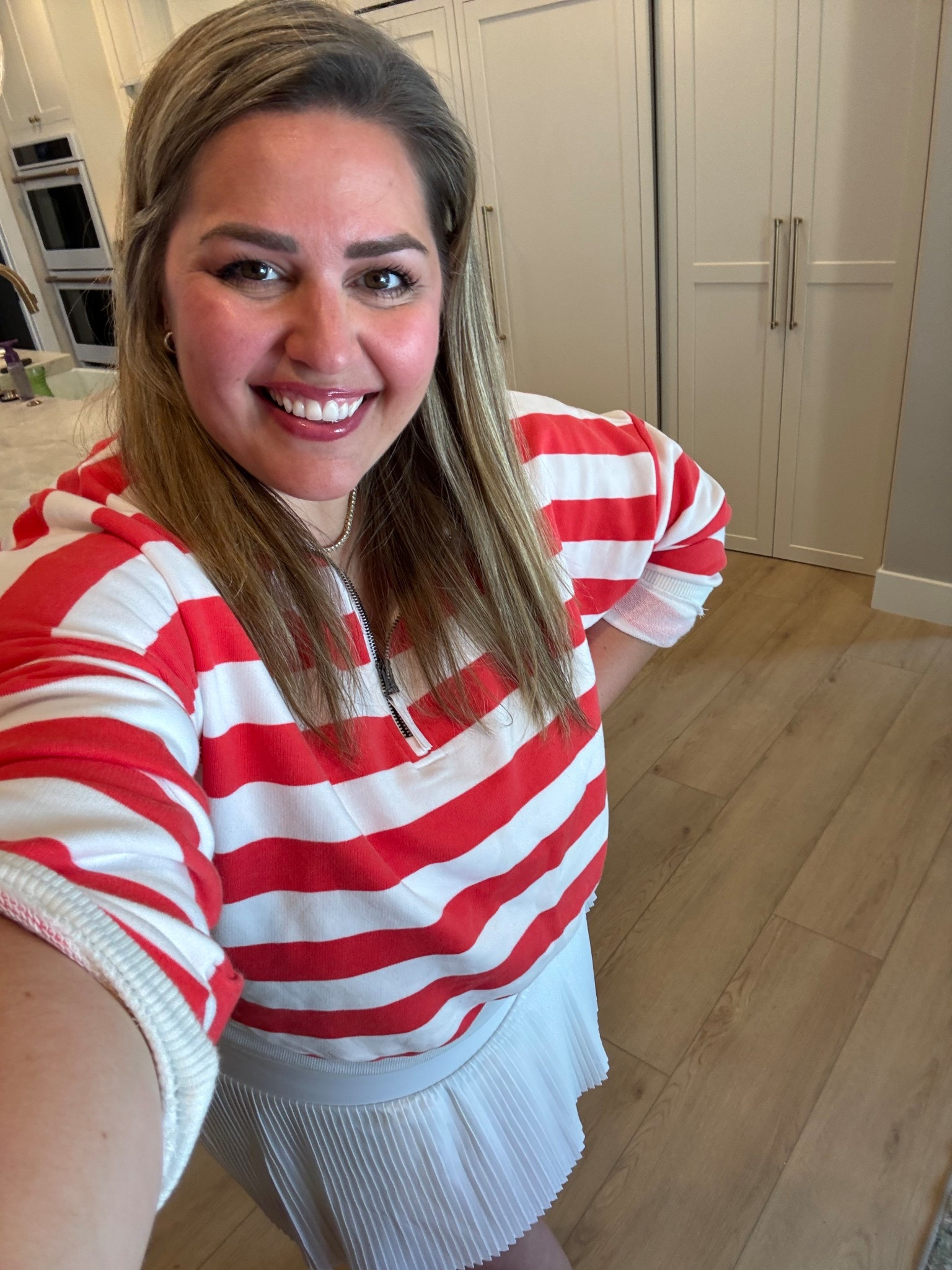 Cutie summer fit! 

Xl in all. 

#LTKMidsize #LTKSummerEdit #LTKStyleTip