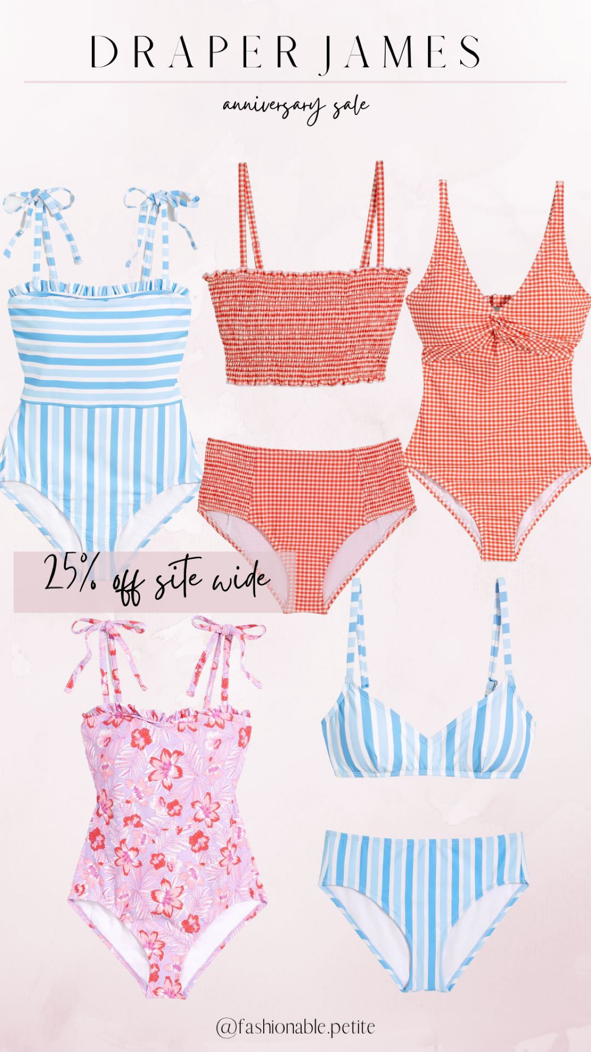 Summer swimsuits 25% off at Draper James! Discount applied at checkout. 
One piece, bikini, two piece swimsuit, swimwear, pool outfit, beach outfit, vacation, swimsuits, women’s swim 

#LTKsalealert #LTKswim