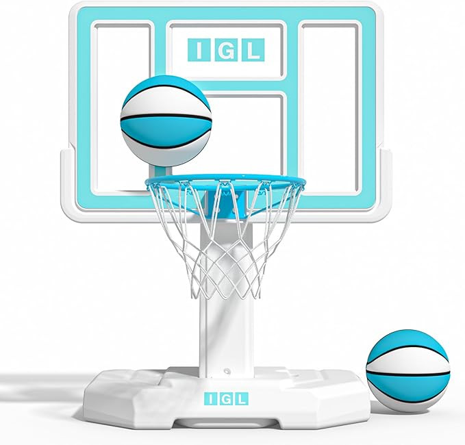Pool Basketball Hoop - Portable Swimming Pool Goal with 28/32/36/44 Inch Backboard, Water-Filled ... | Amazon (US)