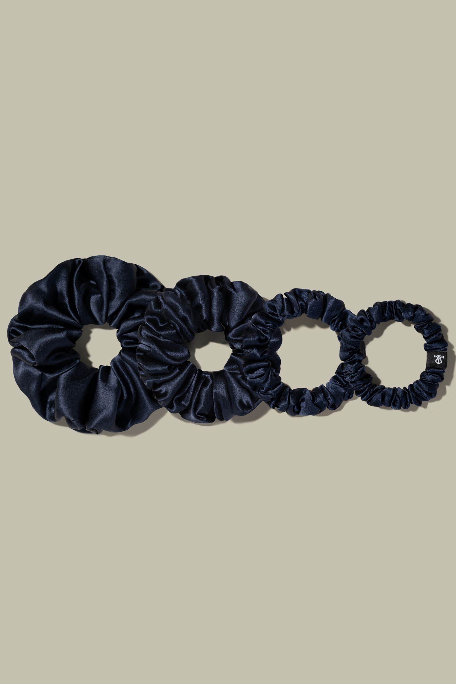4 Pack Different Silk Hair Scrunchies Set | LILYSILK