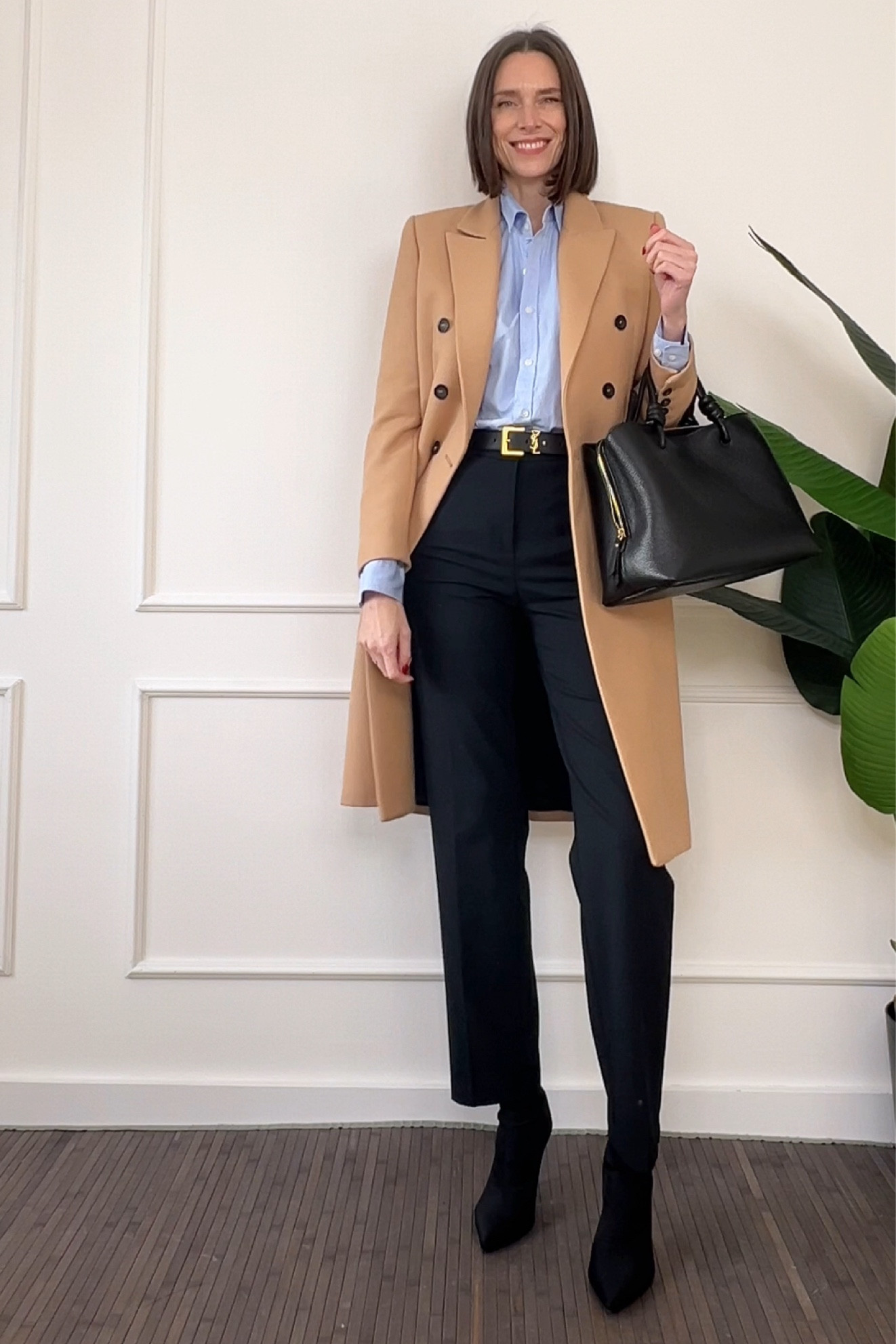 A classic back-to-work look. The blue shirt goes really well with the camel coat - and I’ve linked two absolute beauties - while boots keep your feet warm and are just easier to walk in, imo!

#LTKstyletip #LTKSeasonal #LTKworkwear