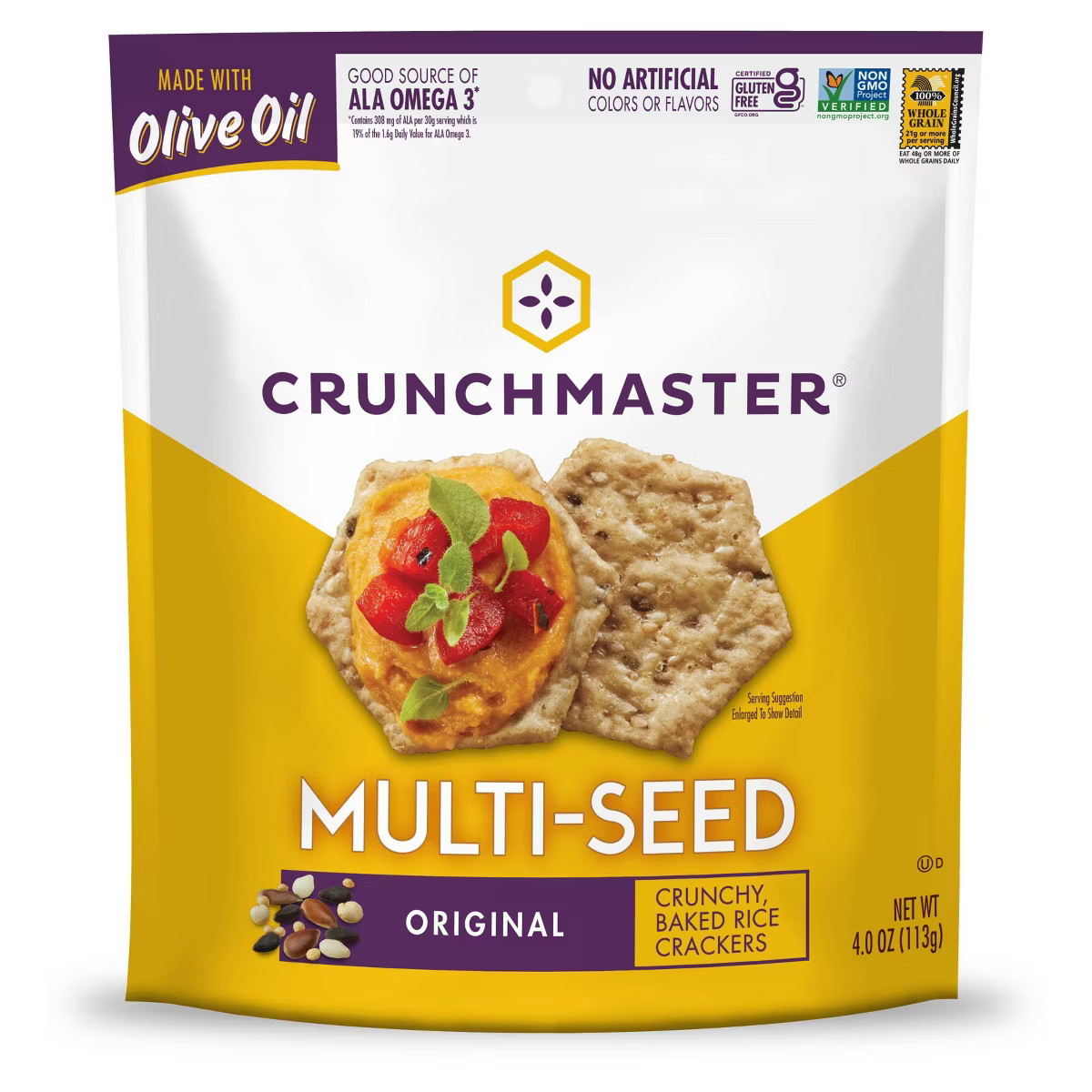 Crunchmaster Multi-Seed Original Crackers 4oz | Target