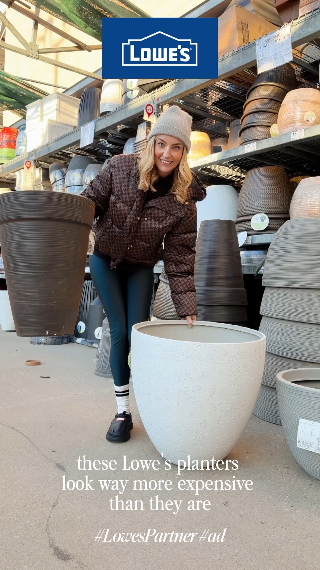 #ad Okay so I went to @lowes for spring home refresh inspo and left with way more than I planned 😭 These planters are HUGE & they look way more expensive!
Linked everything here so you can shop it all 🤍 #lowespartner 

Outdoor patio • outdoor planters • backyard patio 

#LTKHome #LTKSaleAlert #LTKSeasonal