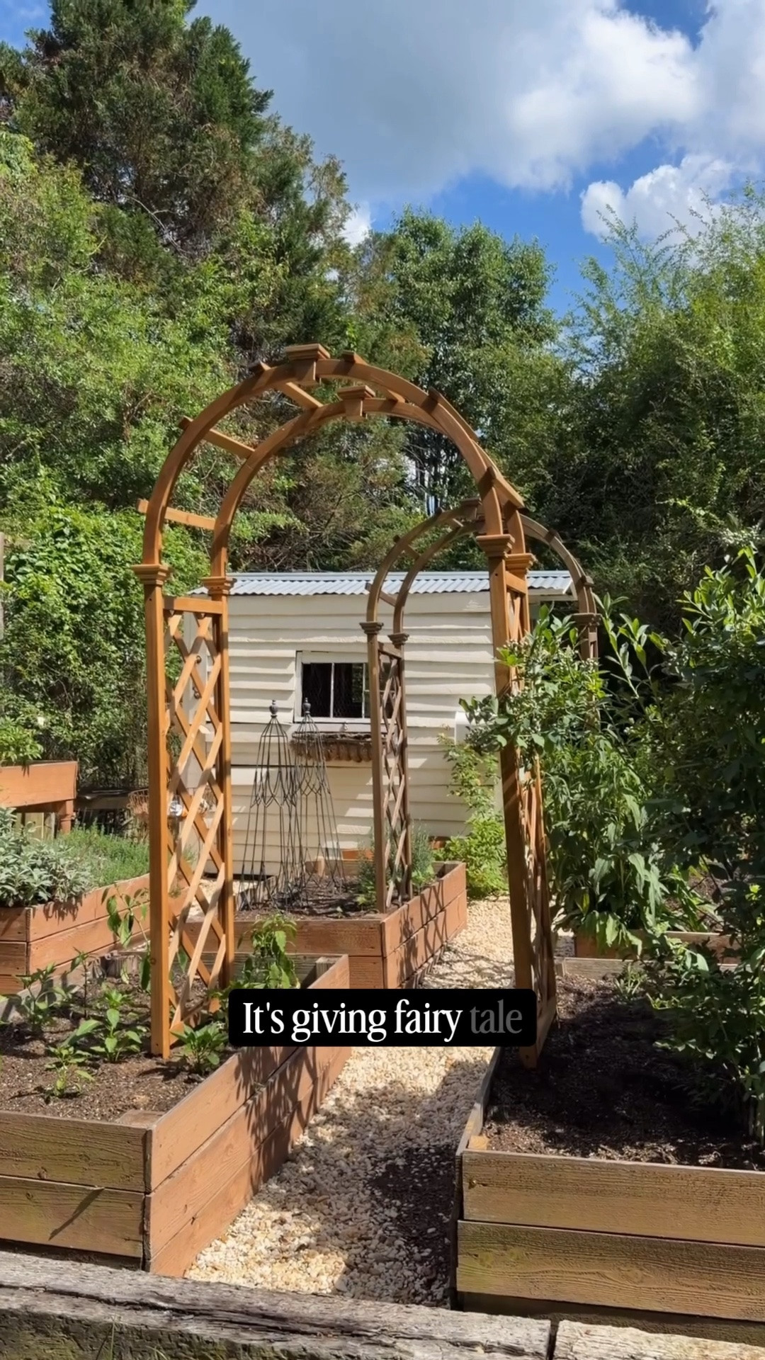 Every garden space needs plants and a structure. I’m 100% convinced of this! This is my third year adding an arbor to our property. I order them from @wayfair and they make the biggest whimsy garden statement! Walking under a garden arbor feels like a fairy tale moment 🧚#wayfairpartner #wishyouwerehere #ad #outdoor #wayfair let me know if you need help getting the link! 🌹#outdoor

#LTKSeasonal #LTKHome