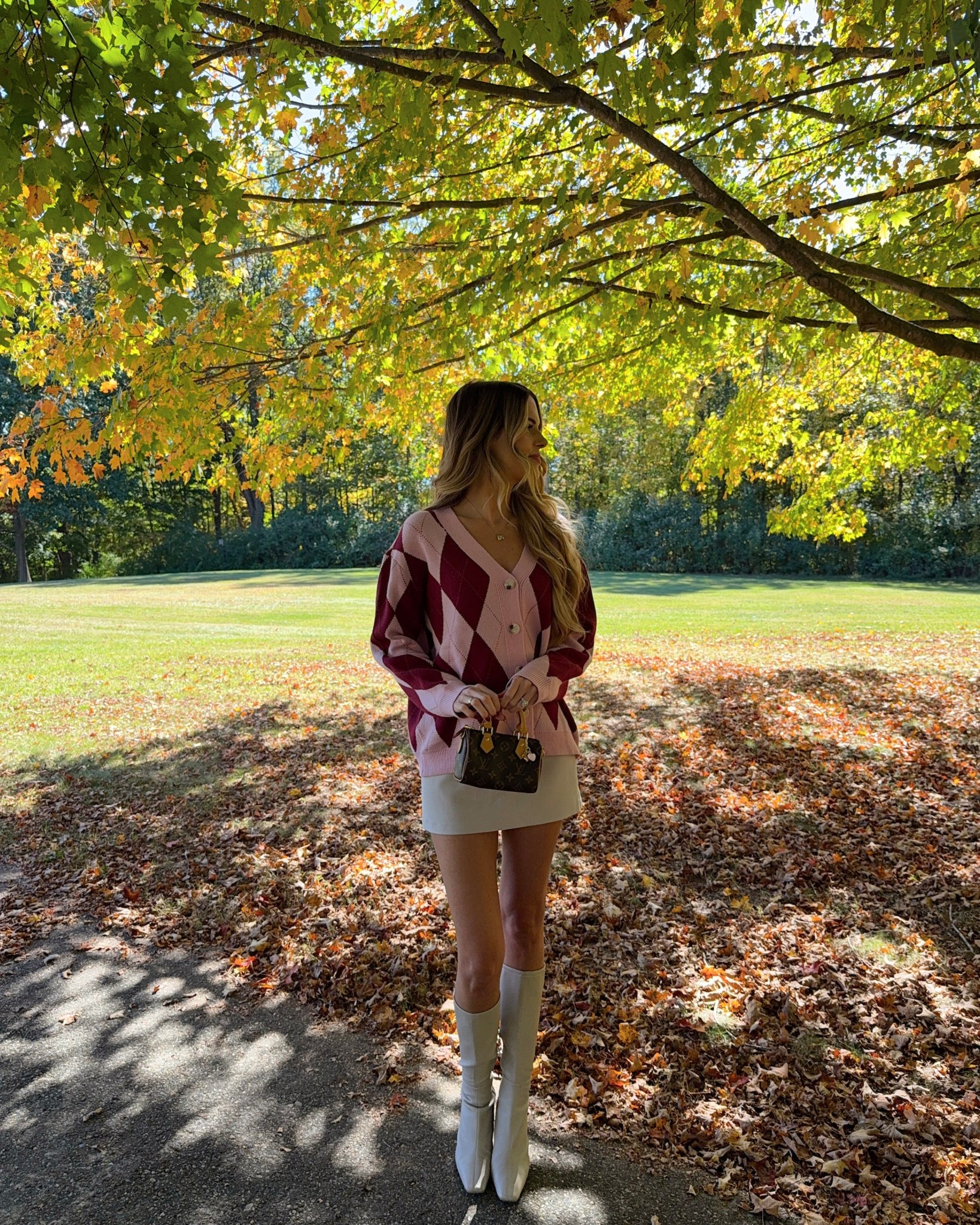 we found fall 🍂💗 wearing a small in the sweater & XS skort! 

#LTKFindsUnder100 #LTKSeasonal