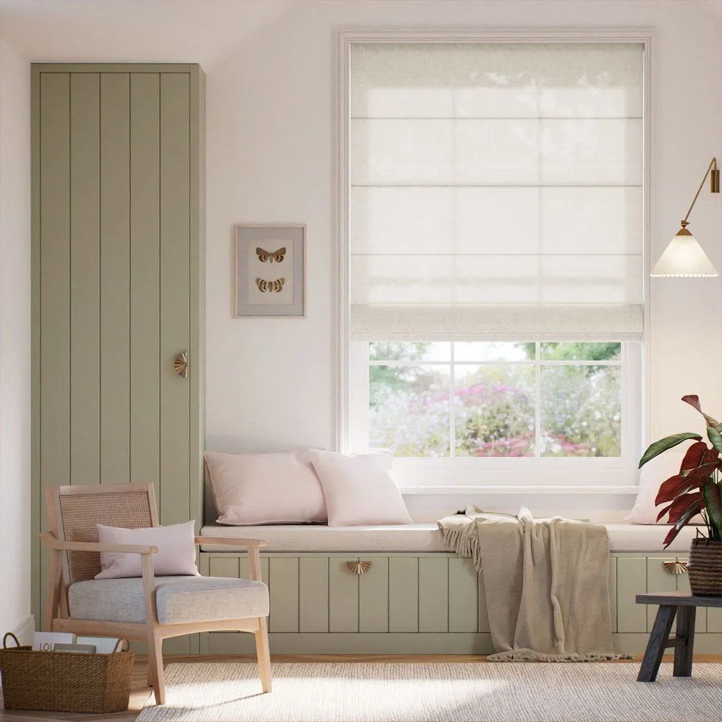 Classic Roman Shades | Fabric Roman Blinds for Windows | SelectBlinds | Select Blinds