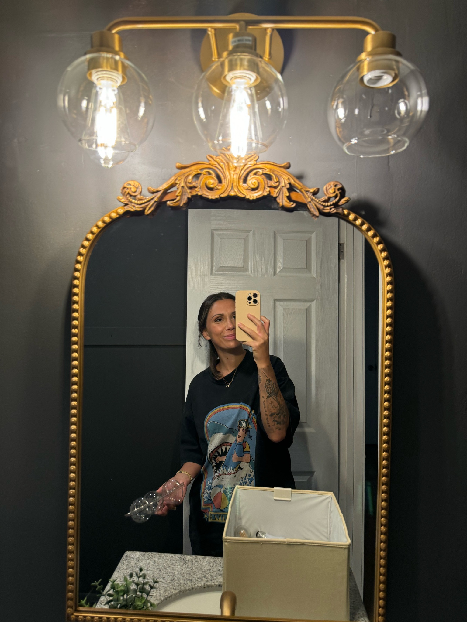 in the process of updating our guest bathroom 😍

#LTKhome #LTKfindsunder100