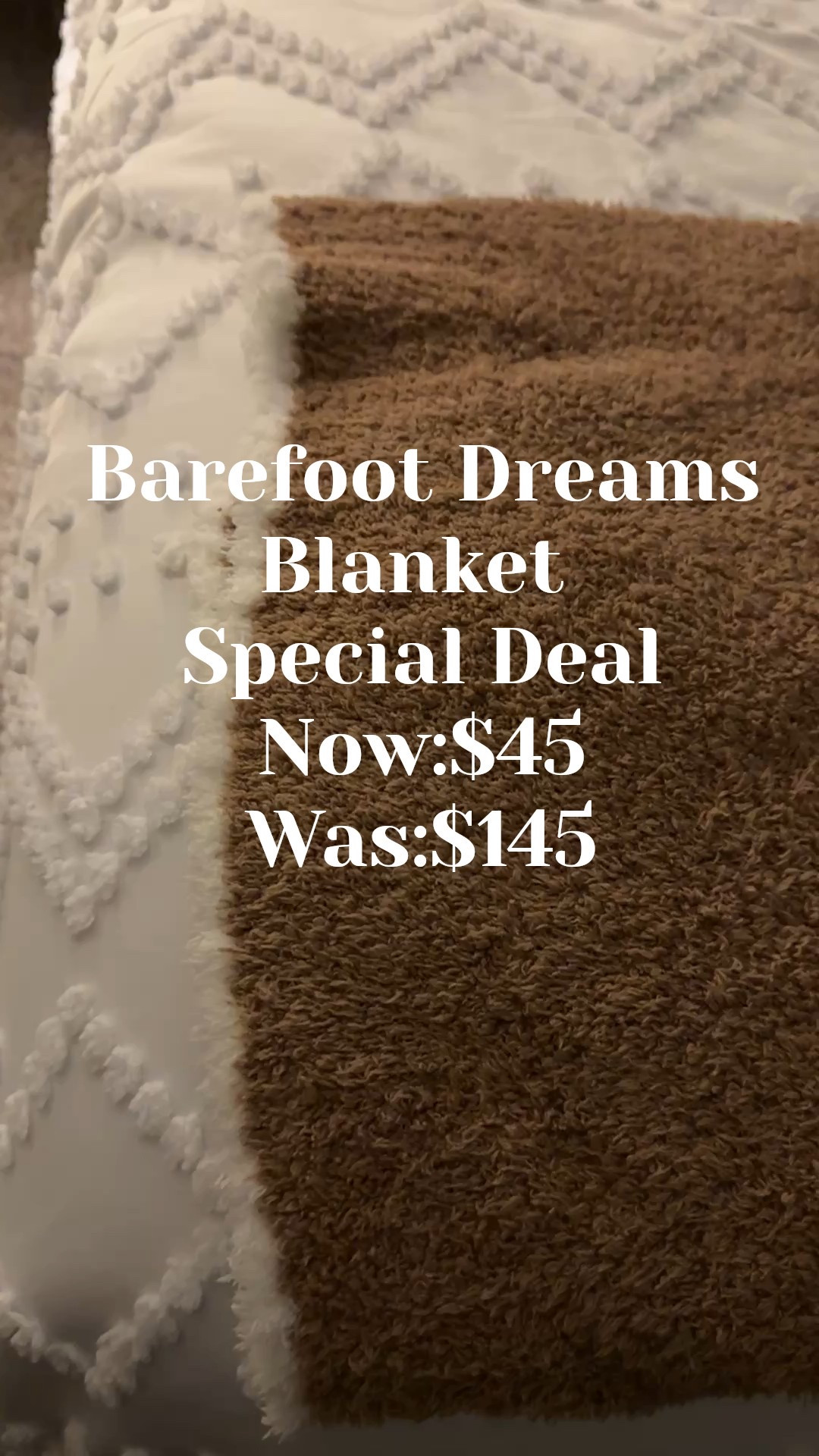 Barefoot Dreams blanket on special deal for $45. I’ve had this blanket for years. One of the softest blankets around. More colors available. Great gifts for parents, sisters and friends

#barefootdreams #cozyblankets

Barefoot dream sales, barefoot dreams, cozy blankets, soft blankets, blankets that make good gifts, throw blankets 

#LTKHome #LTKGiftGuide #LTKFindsUnder50